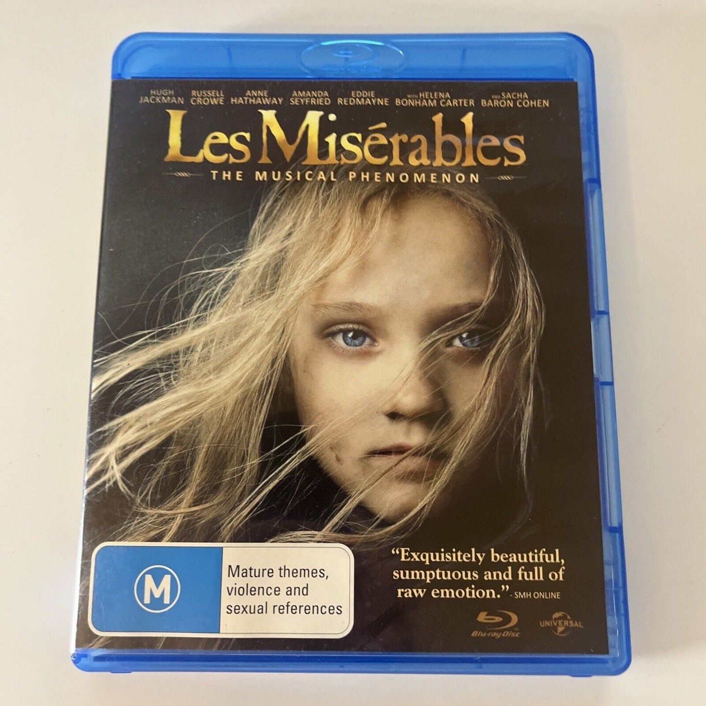 Les Miserables (Blu-ray, 2012) Hugh Jackman, Anne Hathaway Region B