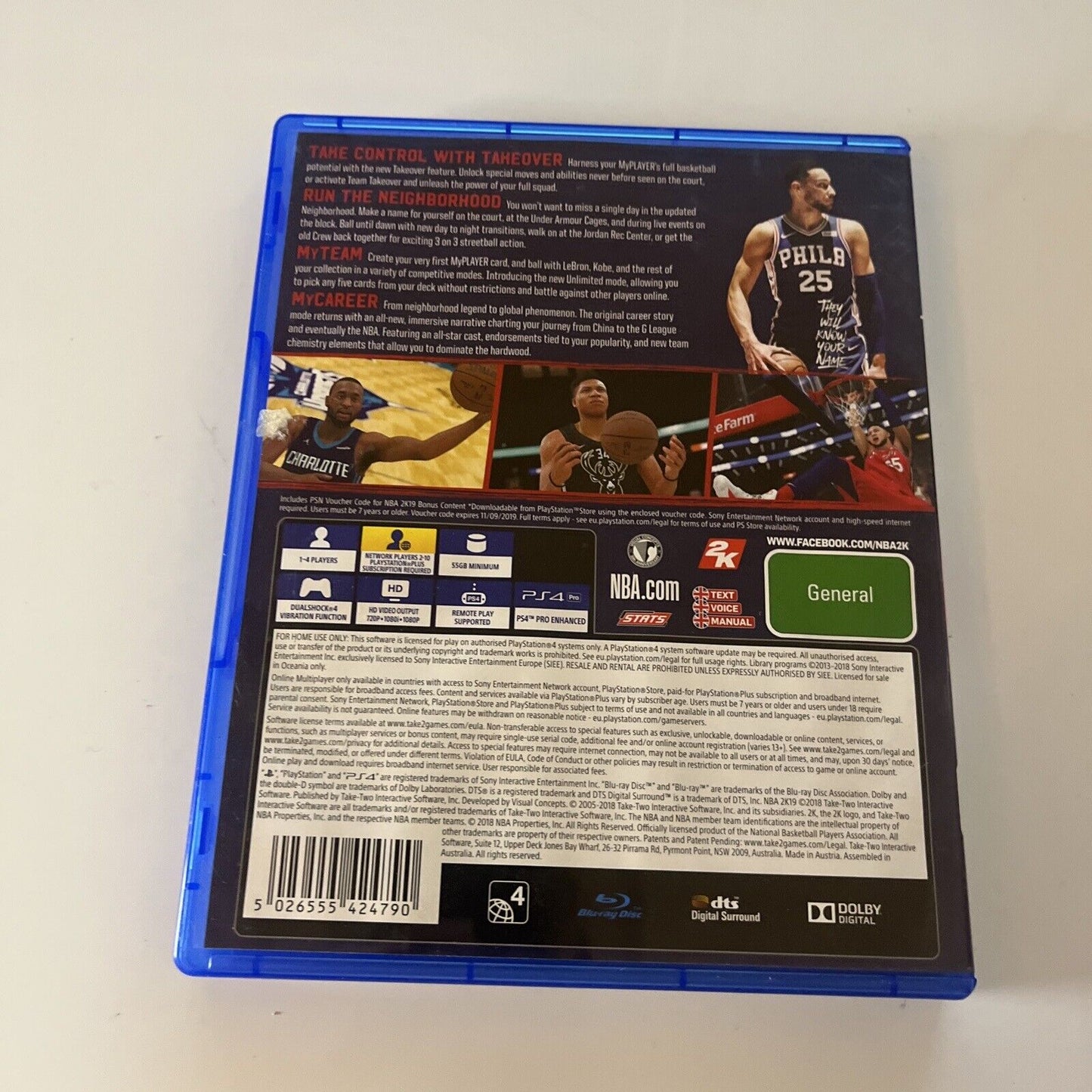 NBA 2K19 Ben Simmons PS4 Sony PlayStation – Retro Unit