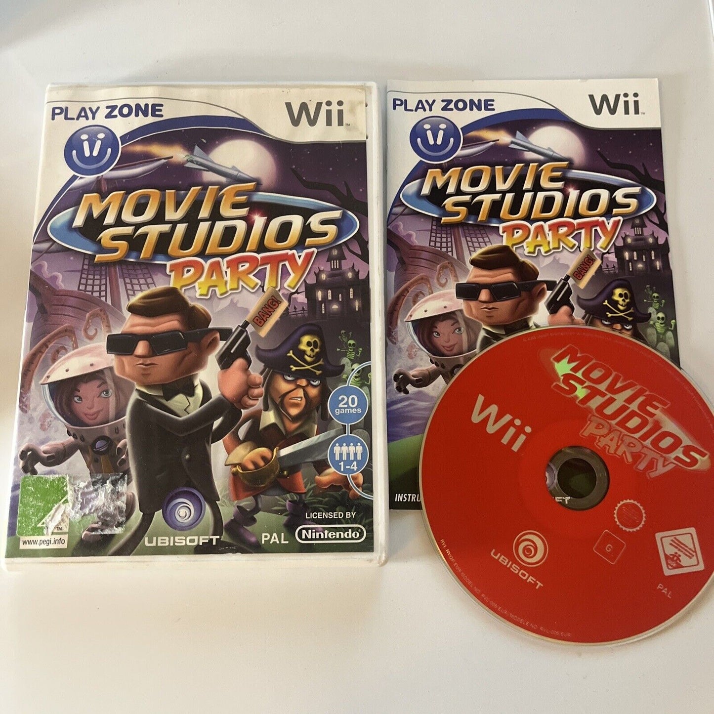 Movie Studio Party - Nintendo Wii PAL Manual