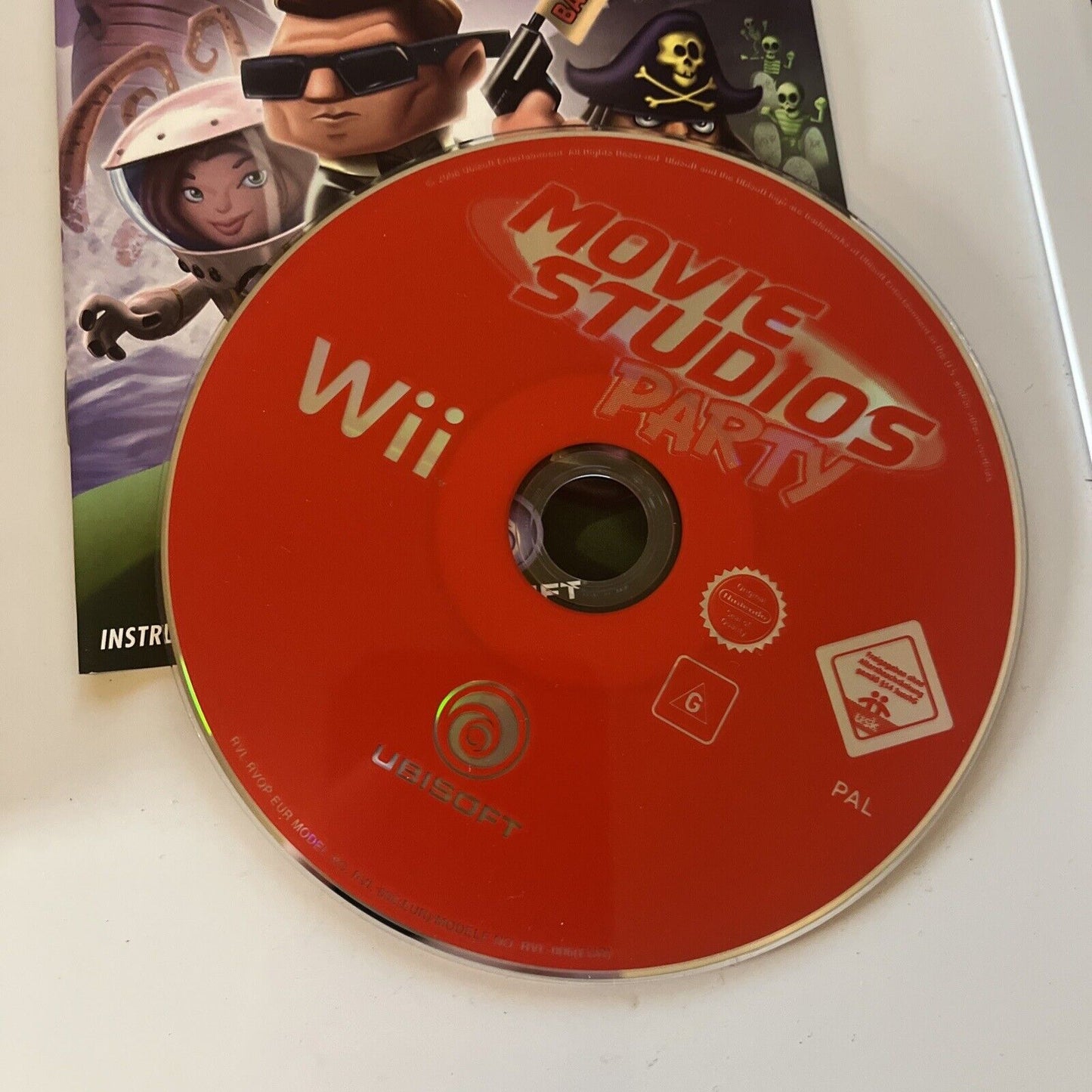 Movie Studio Party - Nintendo Wii PAL Manual