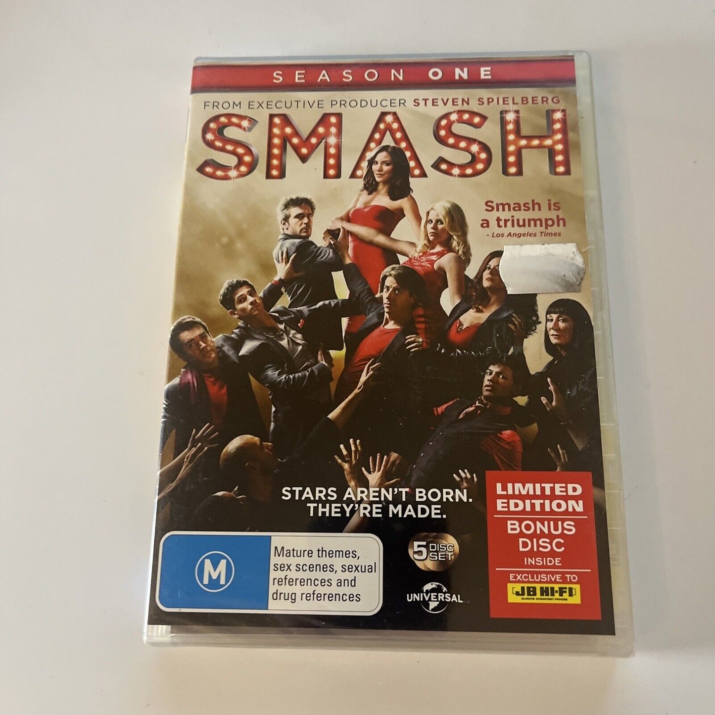 Smash : Season 1 : (DVD, 2012, 4 Disc) Debra Messing Region 4 *New Sealed*