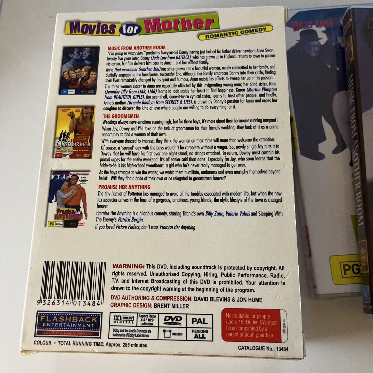 Music From Another Room / The Groomsmen / Promise Her Anything DVD All Regions