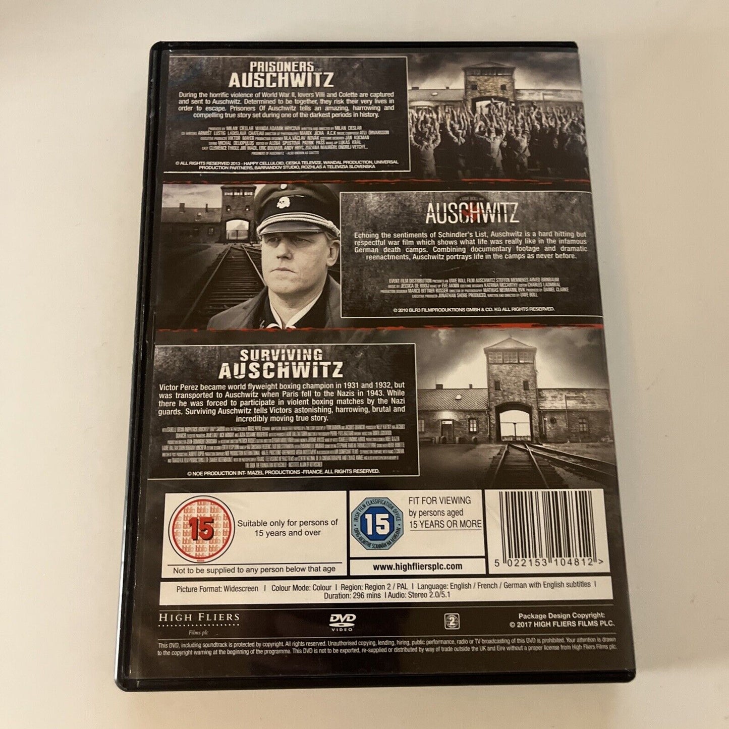 Prisoners Of Auschwitz / Auschwitz / Surviving Auschwitz DVD Region 2