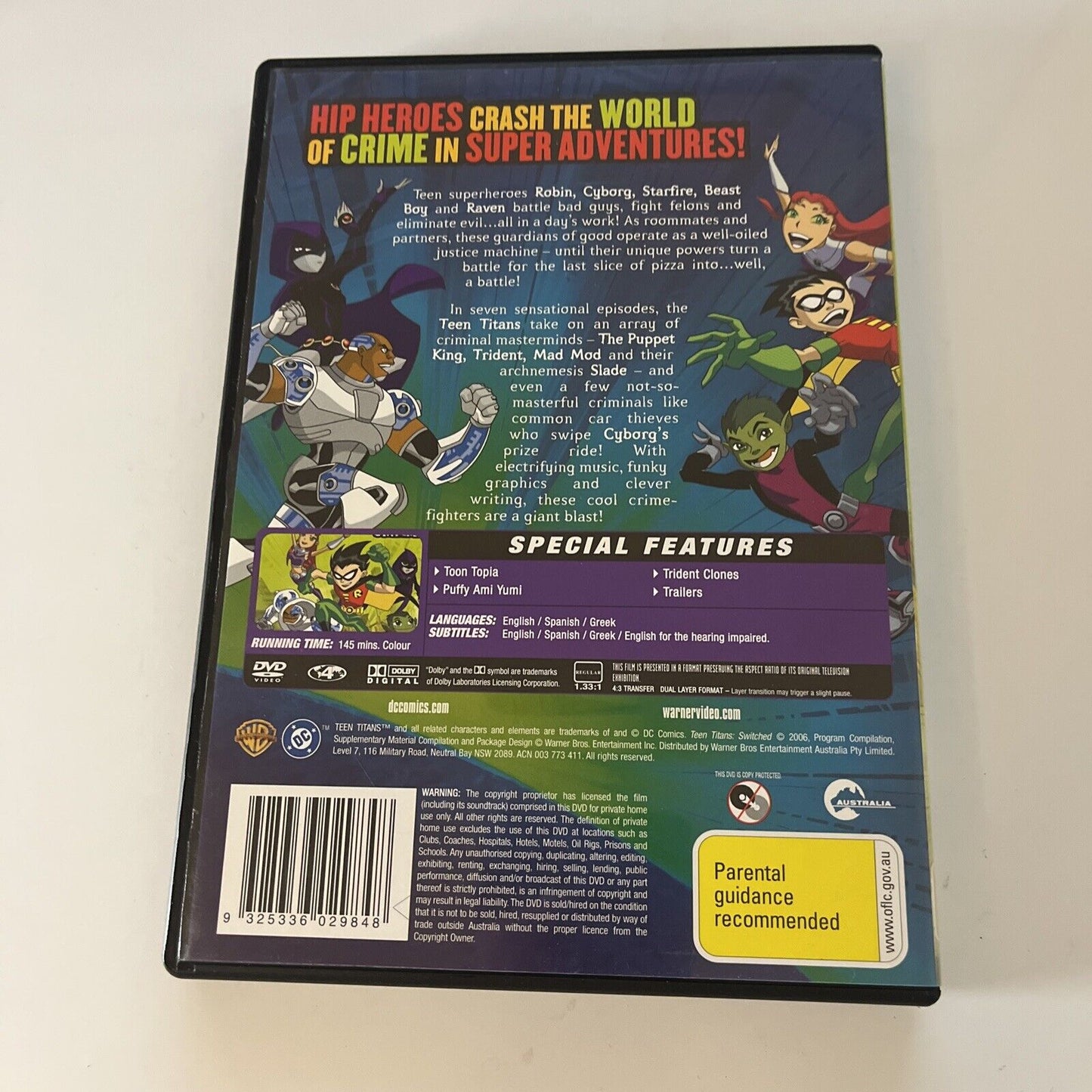 Teen Titans : Season 1 : Vol 2 (DVD, 2003) NEW Region 4