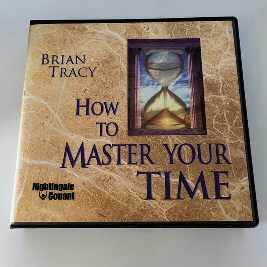 Brian Tracy - How To Master Your Time (Audio CD, 1989, 6-Disc)