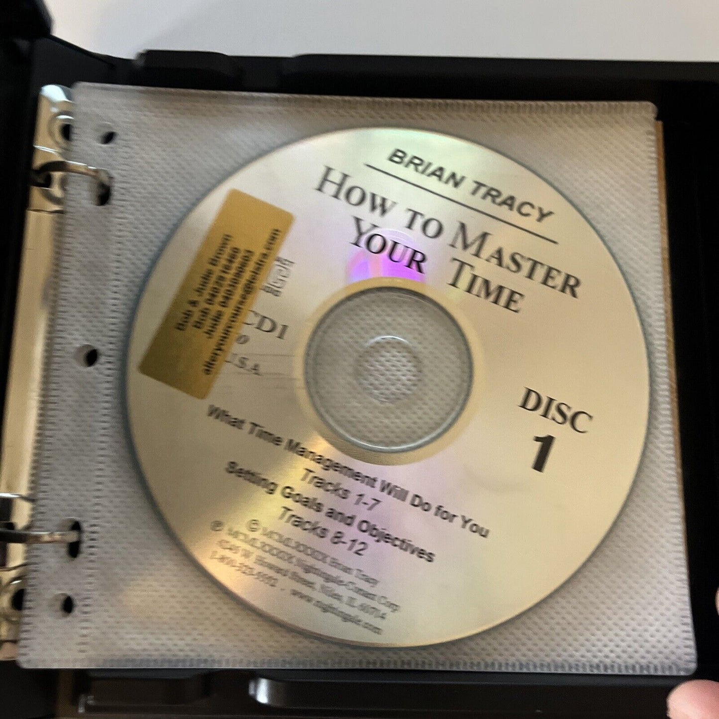 Brian Tracy - How To Master Your Time (Audio CD, 1989, 6-Disc)