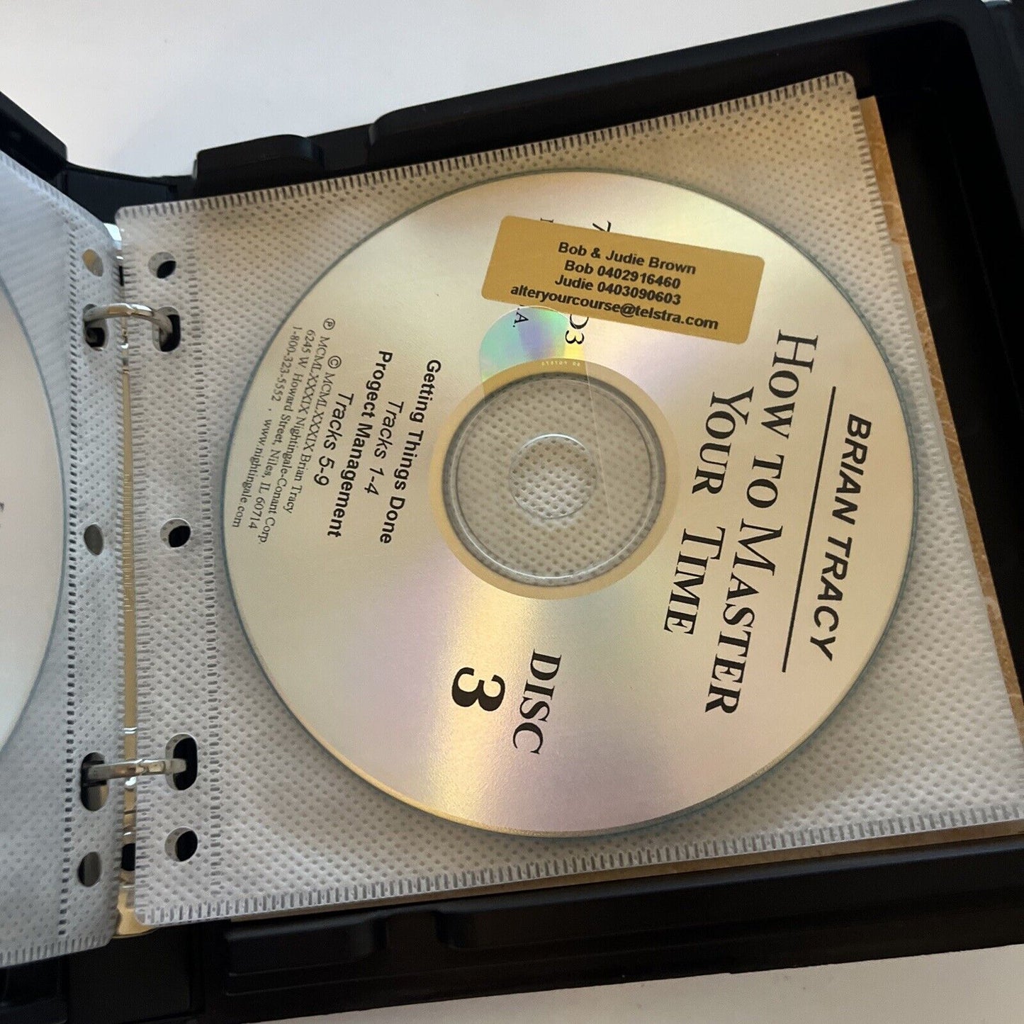 Brian Tracy - How To Master Your Time (Audio CD, 1989, 6-Disc)