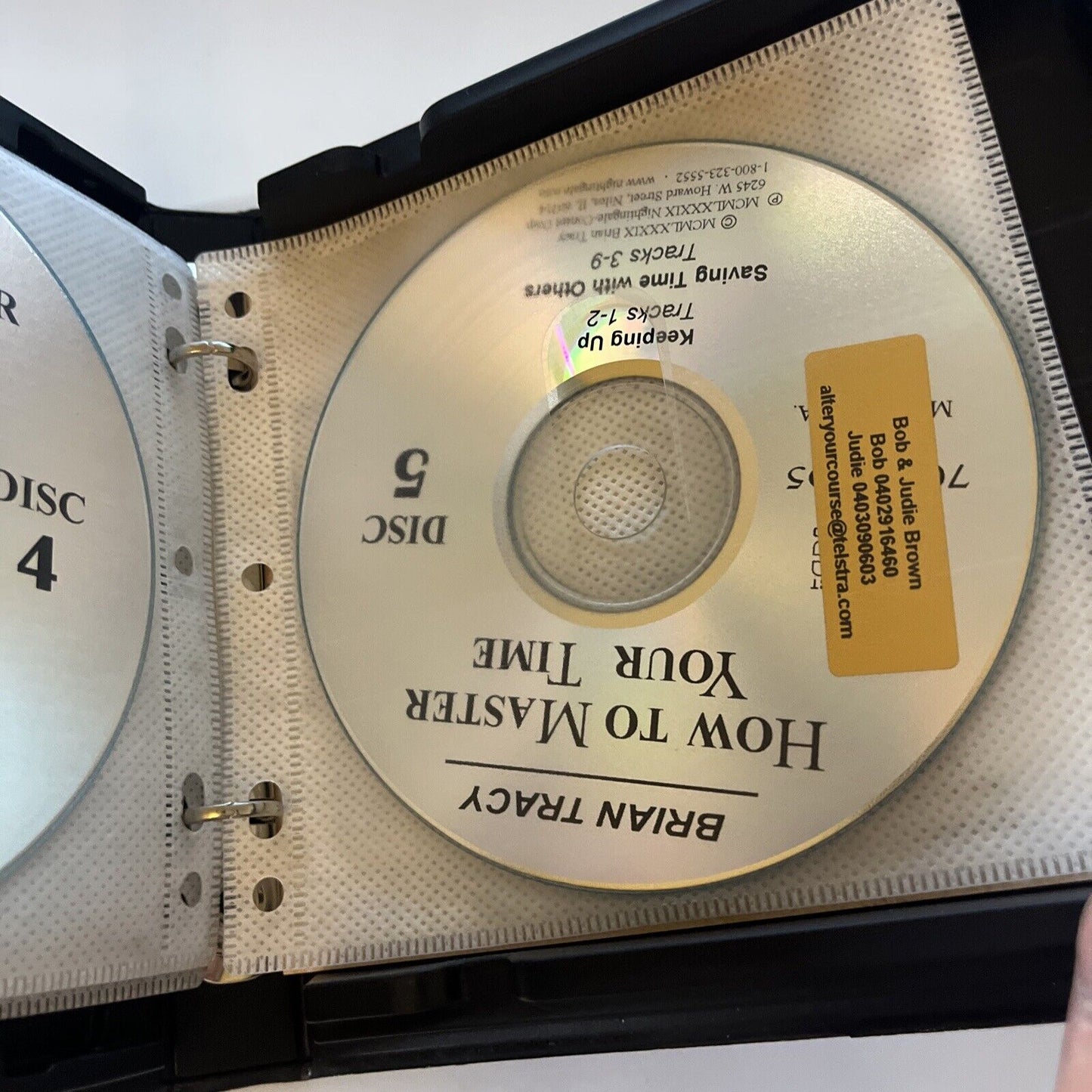 Brian Tracy - How To Master Your Time (Audio CD, 1989, 6-Disc)