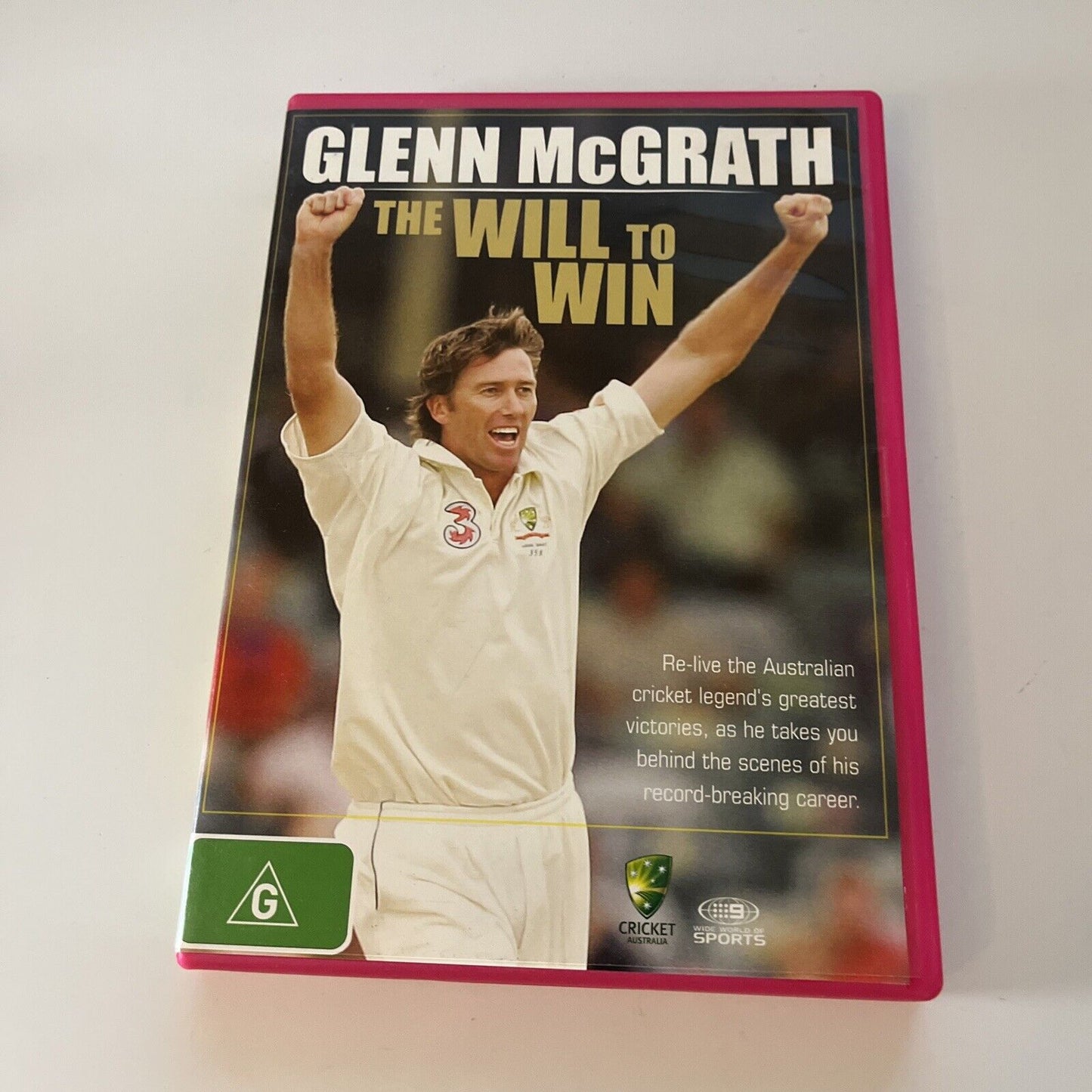Glenn Mcgrath - The Will To Win (DVD, 2010) NEW Region 4