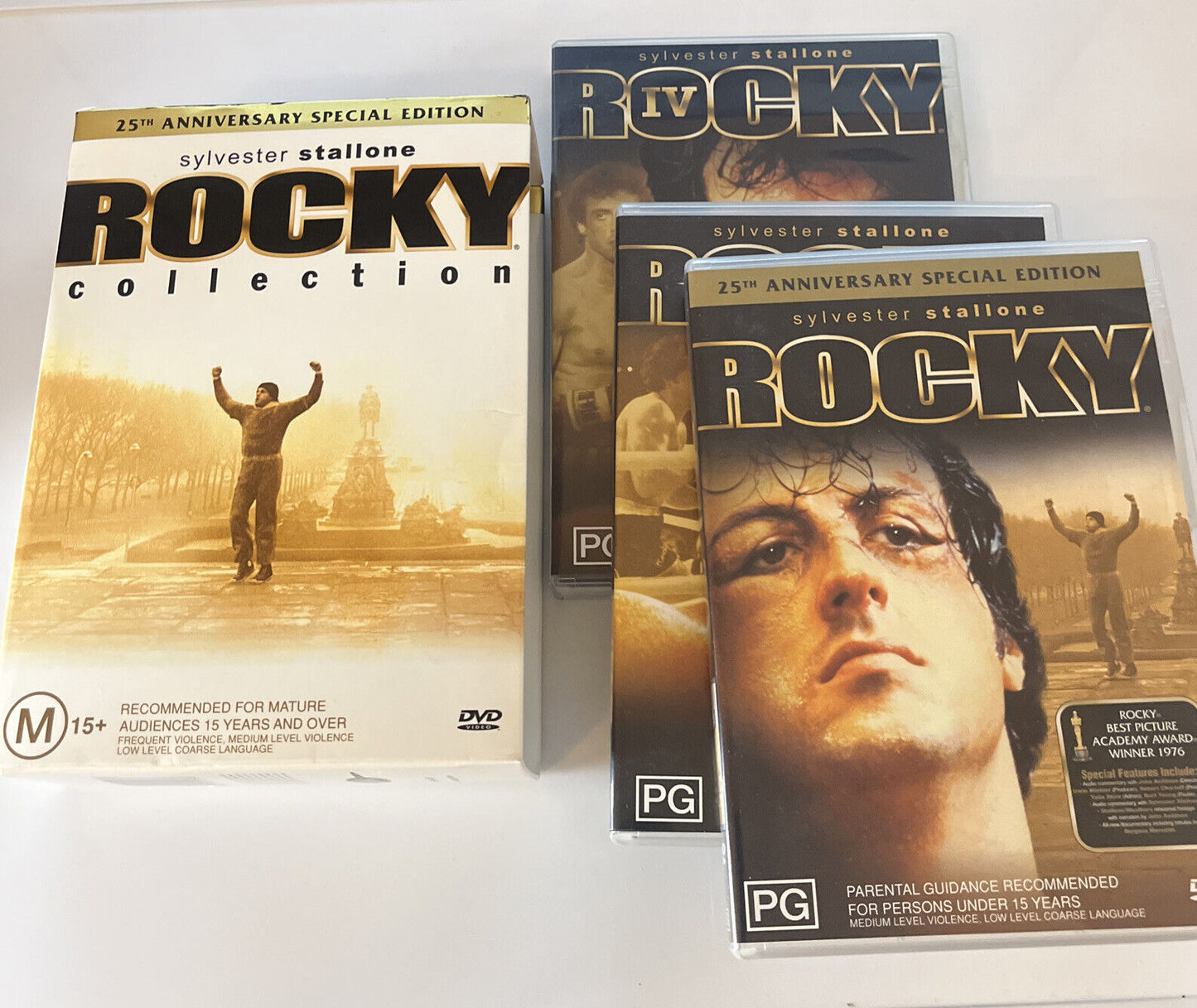 Rocky Collection - 25th Anniversary Special Edition (DVD, 2005, 5-Disc) Region 4