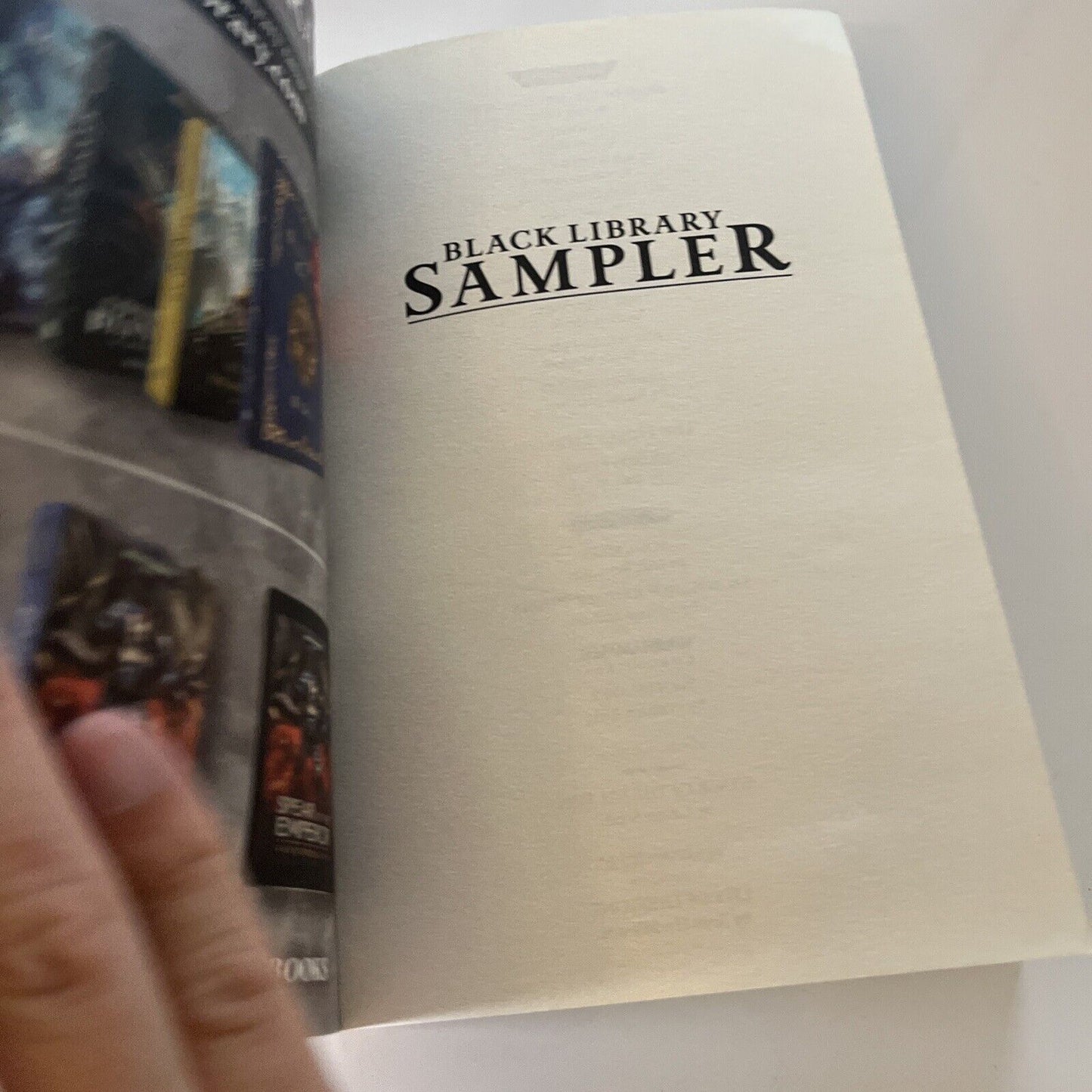 Warhammer Black Library Sampler Paperback Book Games Workshop