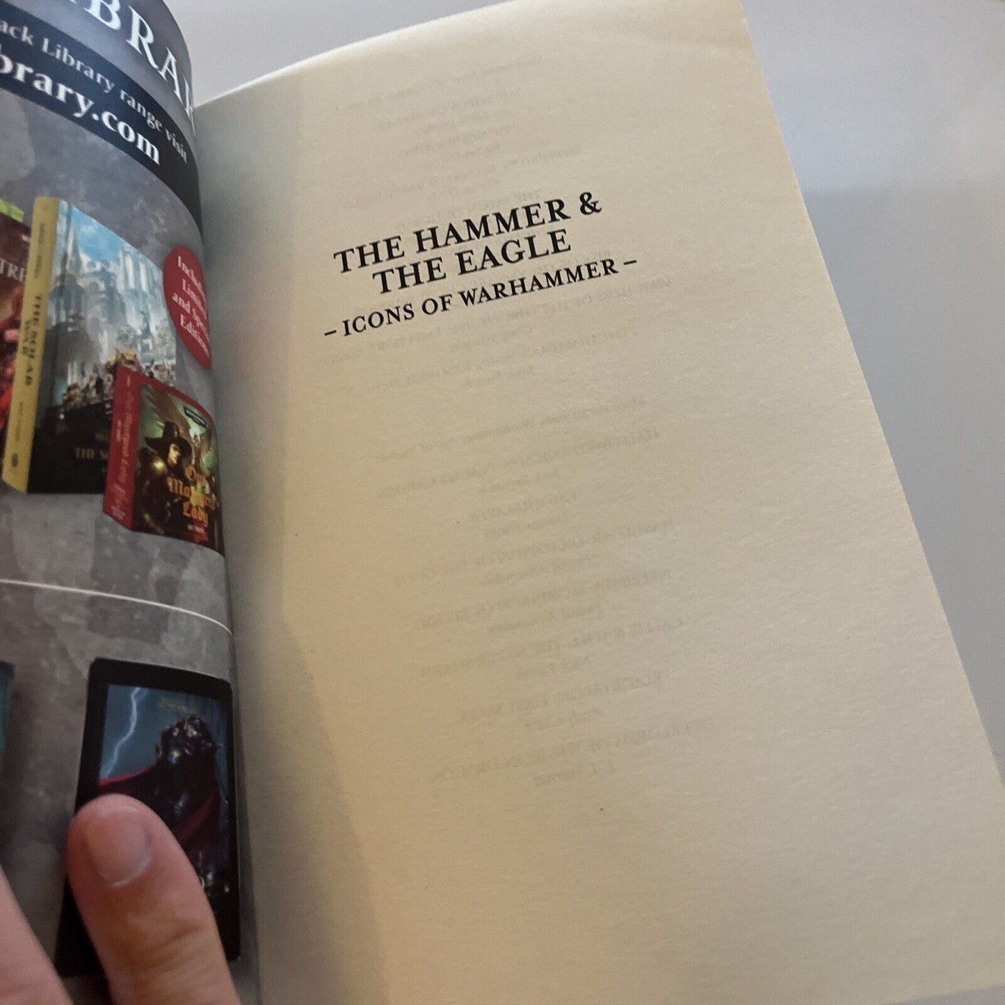 The Hammer and the Eagle - Icons of Warhammer Book (Paperback)