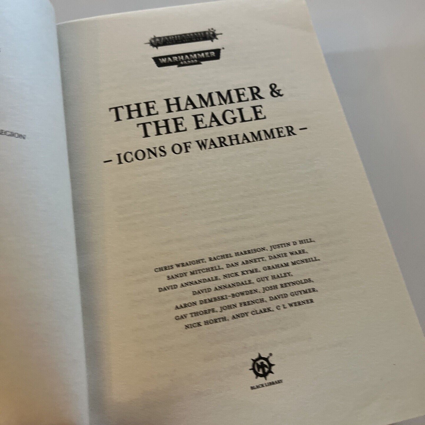 The Hammer and the Eagle - Icons of Warhammer Book (Paperback)