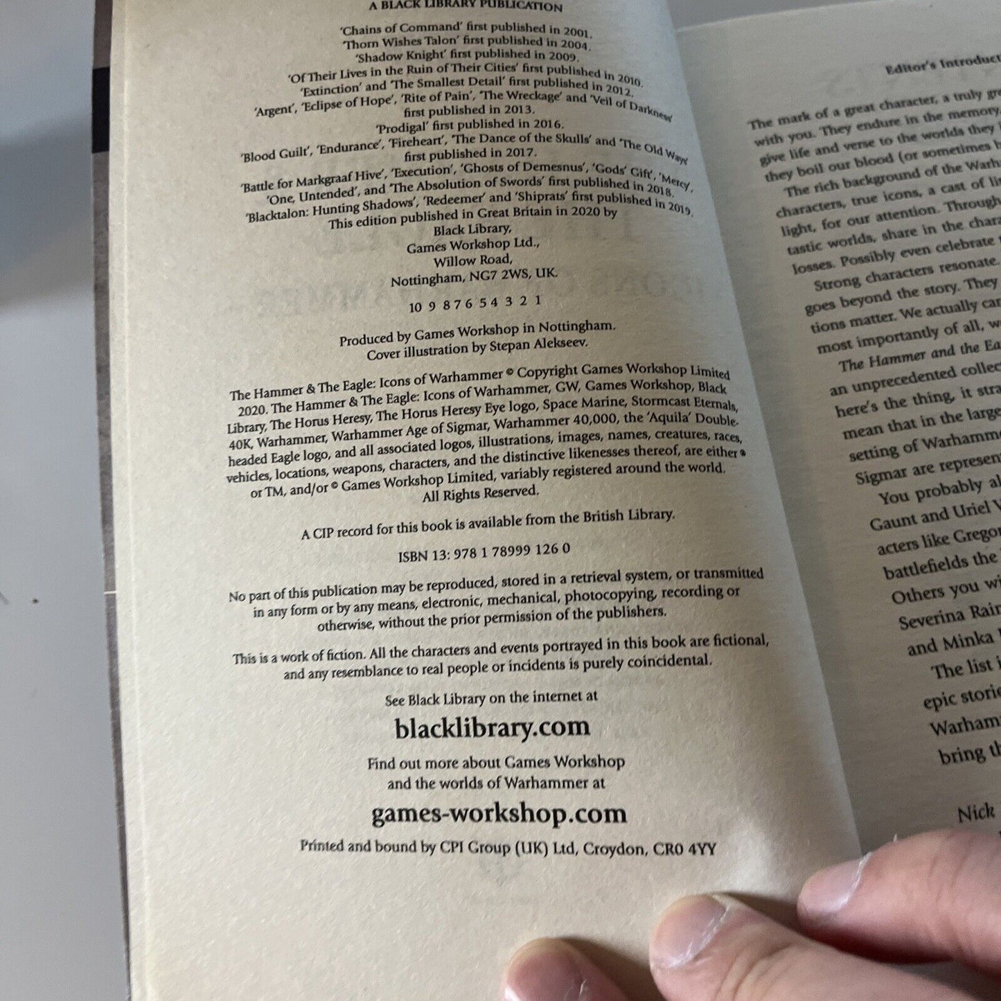 The Hammer and the Eagle - Icons of Warhammer Book (Paperback)
