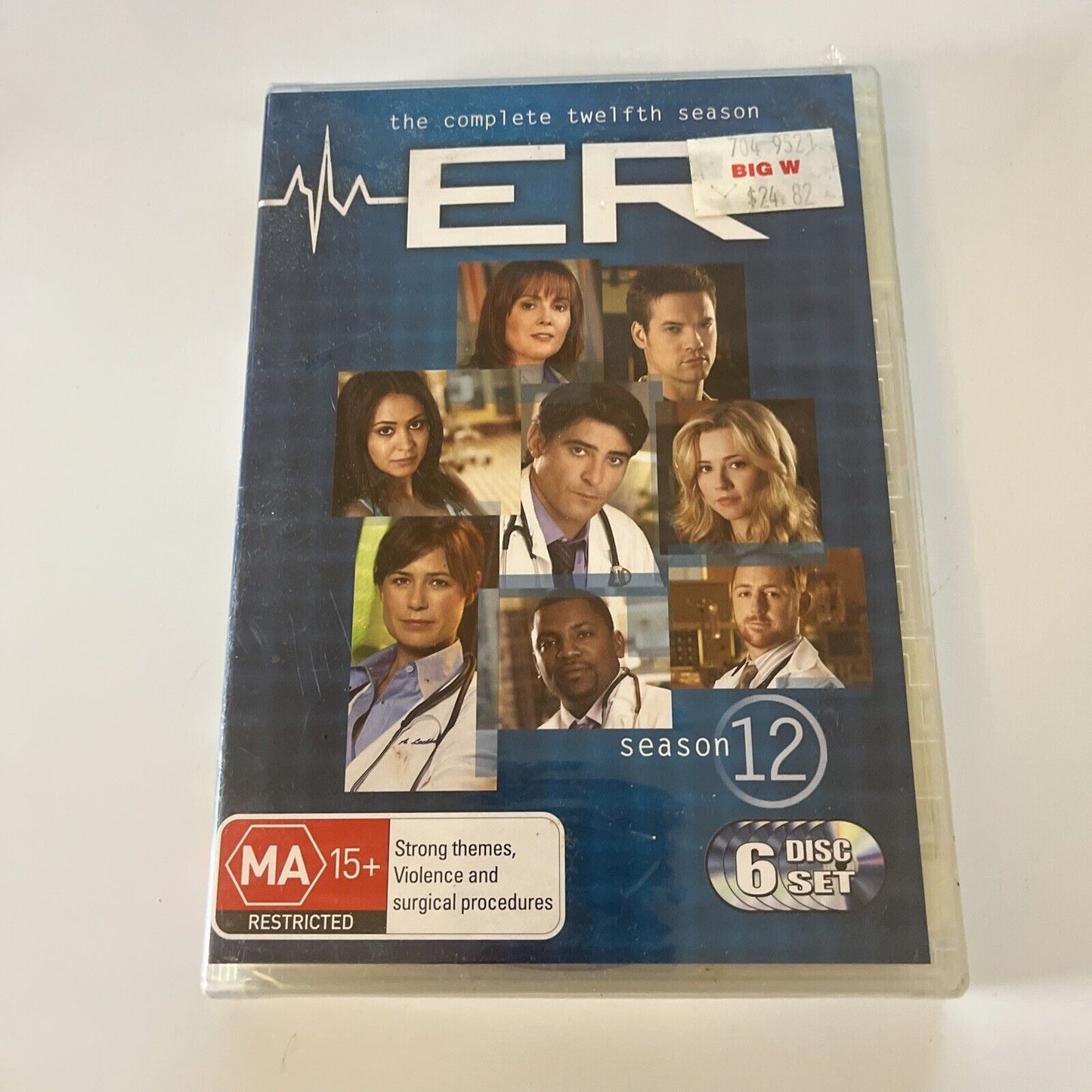 ER - Season 12 (DVD, 2008, 6-Disc) Maura Tierney, Region 4 *New Sealed*