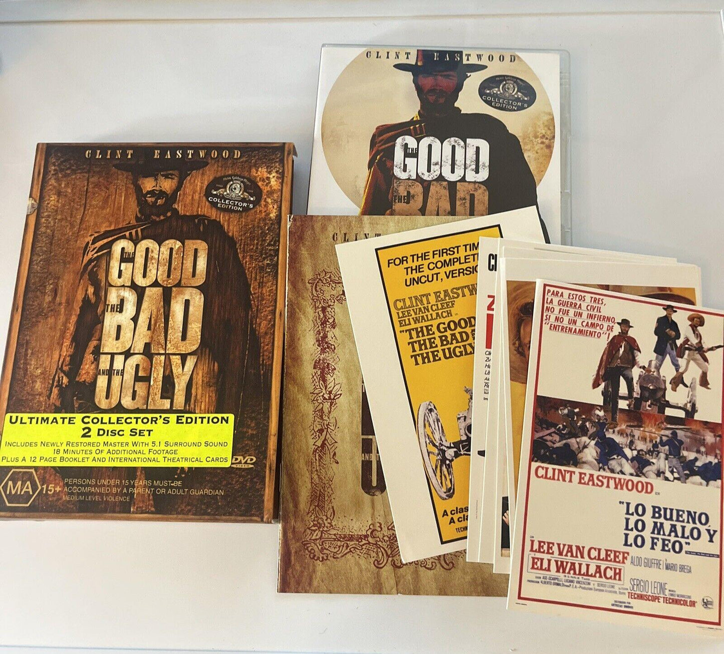 The Good, The Bad And The Ugly - Collectors Edition (DVD, 1967) Collectors Card