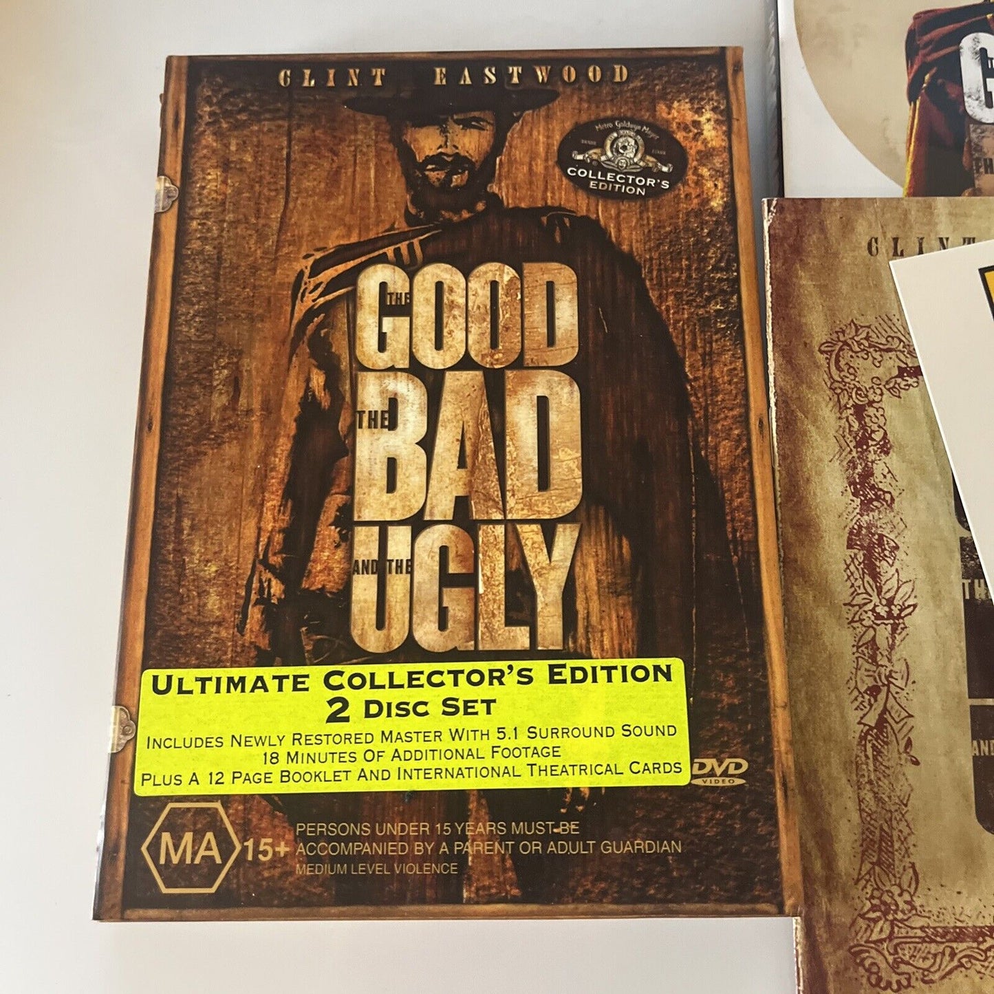 The Good, The Bad And The Ugly - Collectors Edition (DVD, 1967) Collectors Card