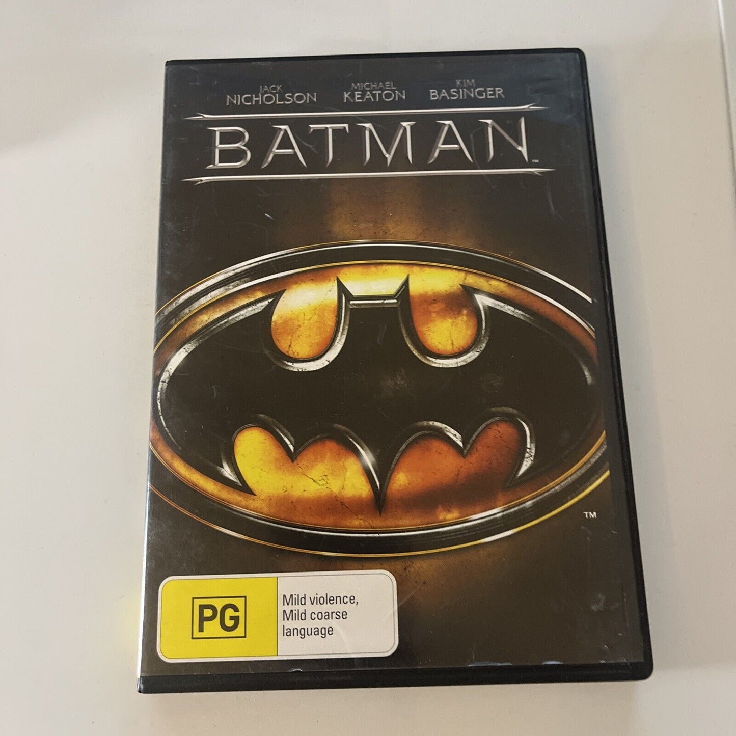 Batman (DVD, 1989) Kim Basinger, Michael Keaton, Jack Nicholson Region 4