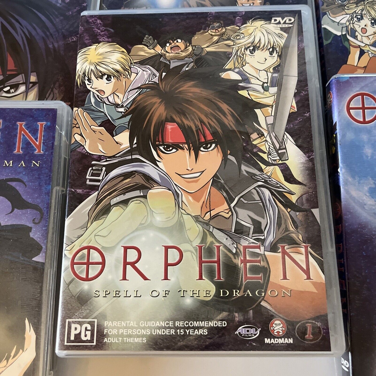Orphen - Volume 1 2 3 4 5 6  (DVD, 2001, 6-Disc) Region 4