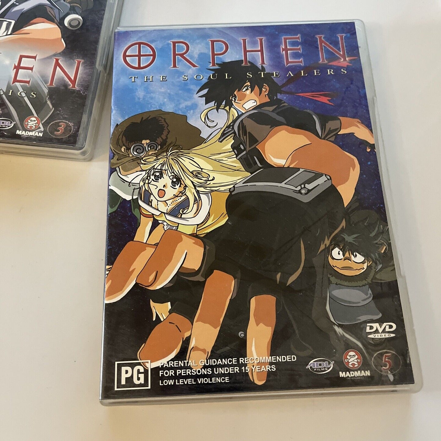 Orphen - Volume 1 2 3 4 5 6  (DVD, 2001, 6-Disc) Region 4