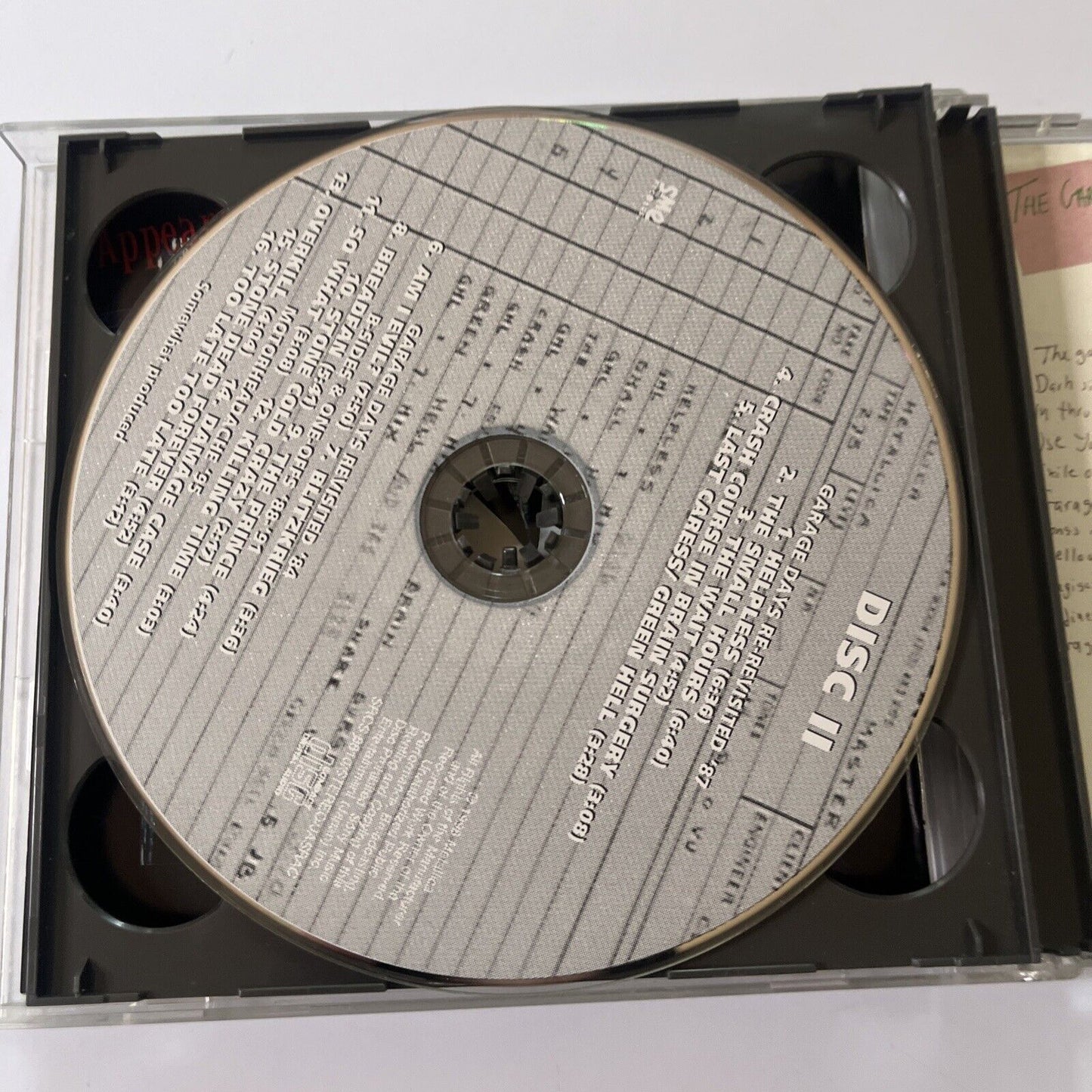 Metallica - Garage Inc (CD, 1998, 2-Disc) Srcs-8809-10 Japan Obi