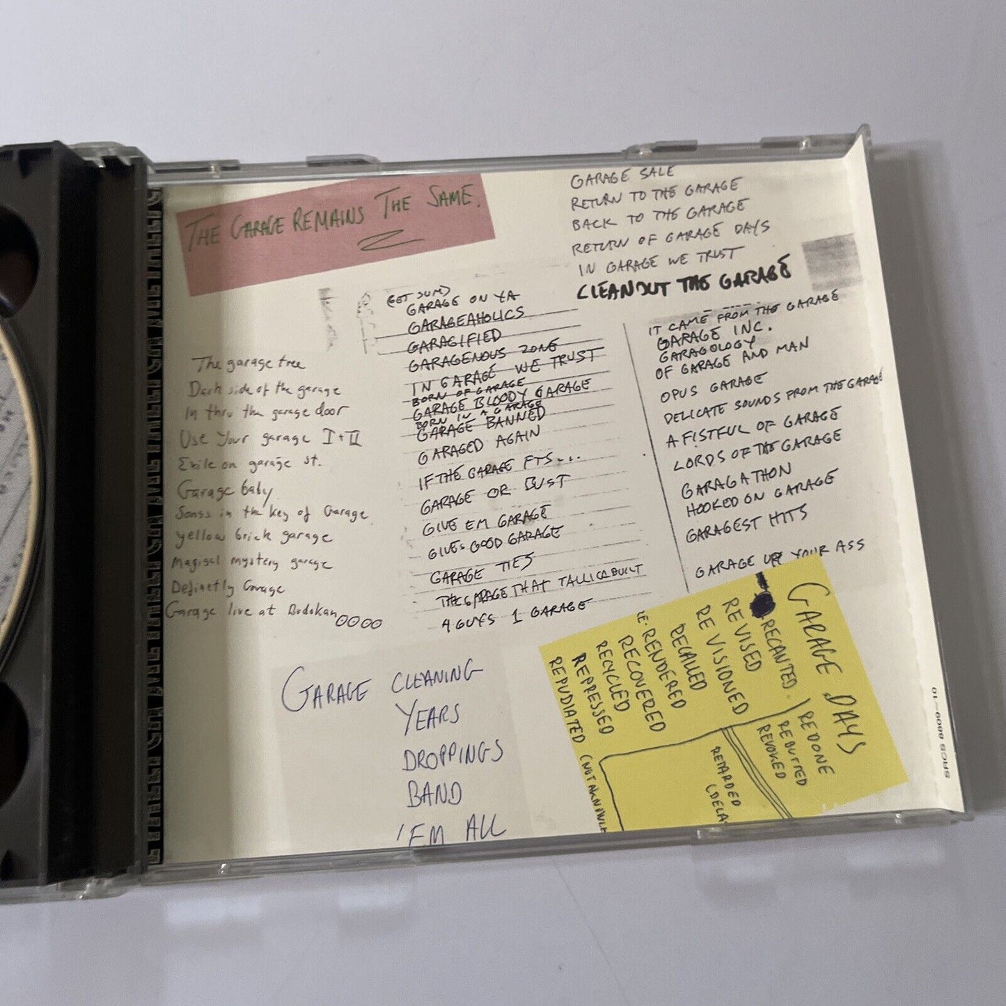 Metallica - Garage Inc (CD, 1998, 2-Disc) Srcs-8809-10 Japan Obi