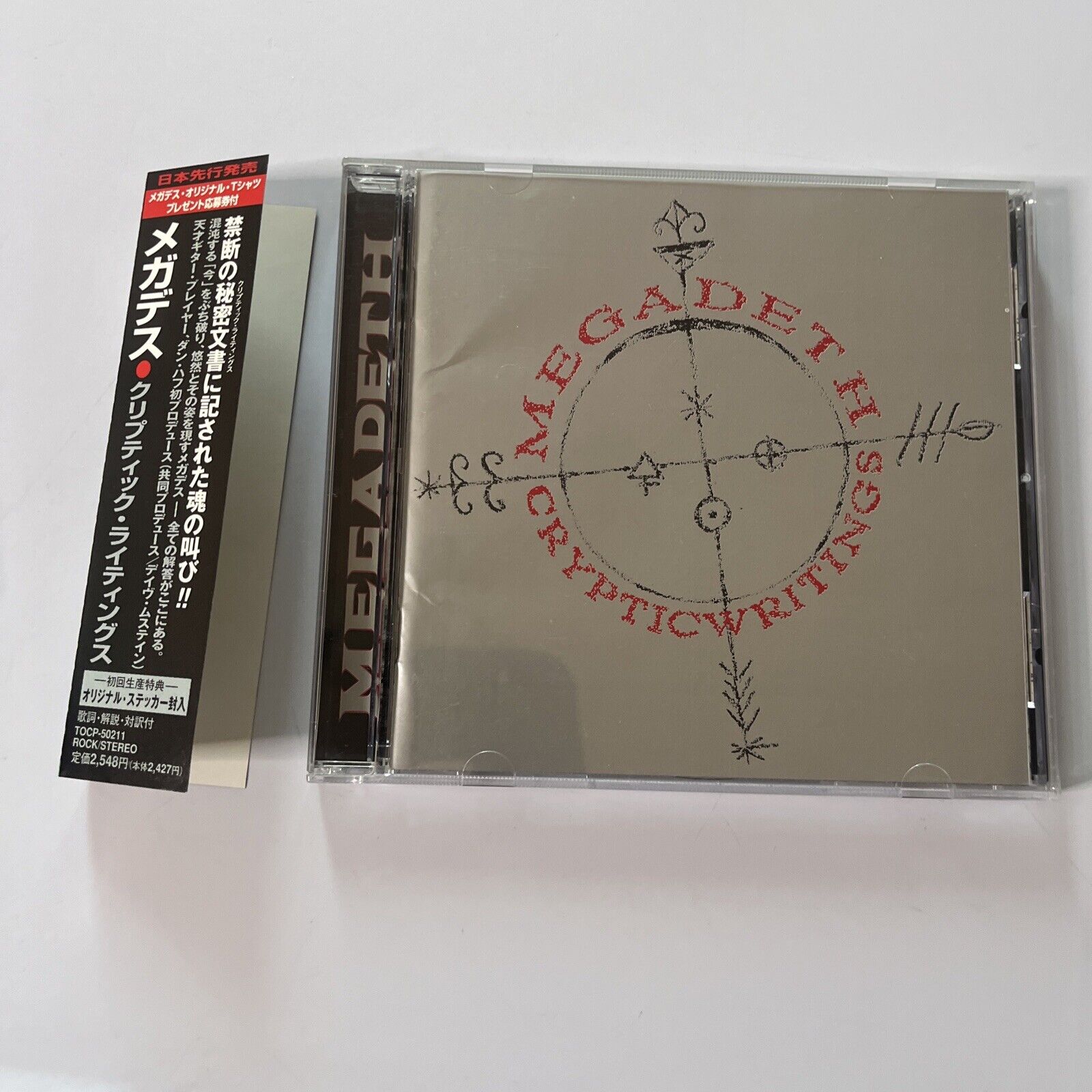 Megadeth - Cryptic Writing (CD, 1997) Tocp-50211 Obi Japan – Retro