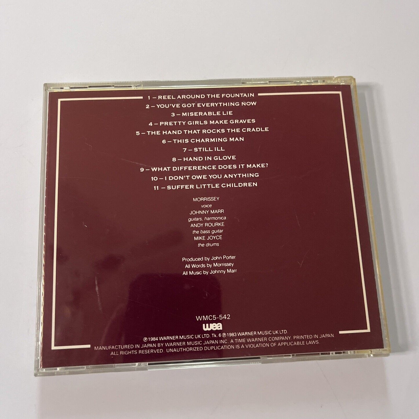 The Smiths By The Smiths (CD, 1984) WMC5-542 Japan