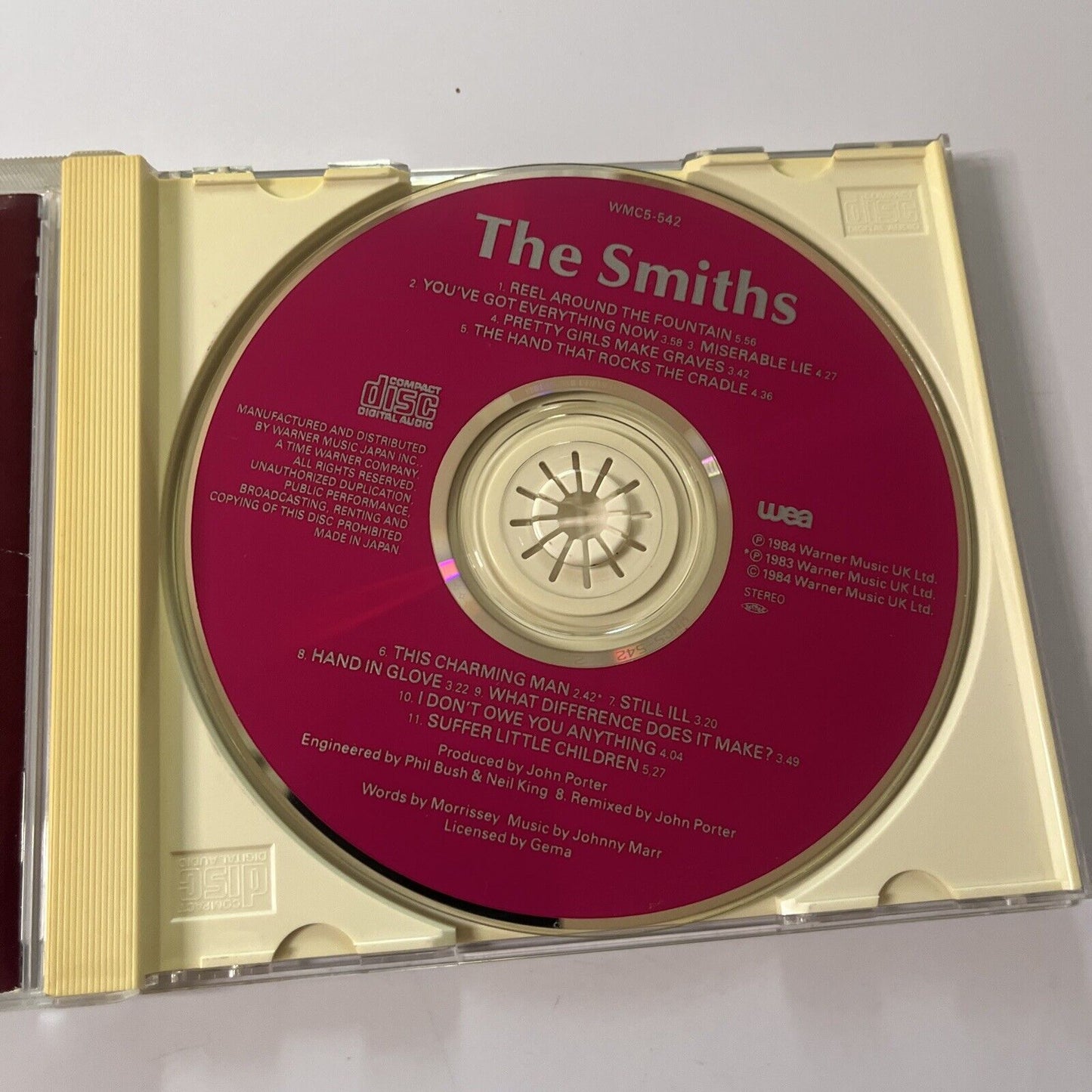 The Smiths By The Smiths (CD, 1984) WMC5-542 Japan