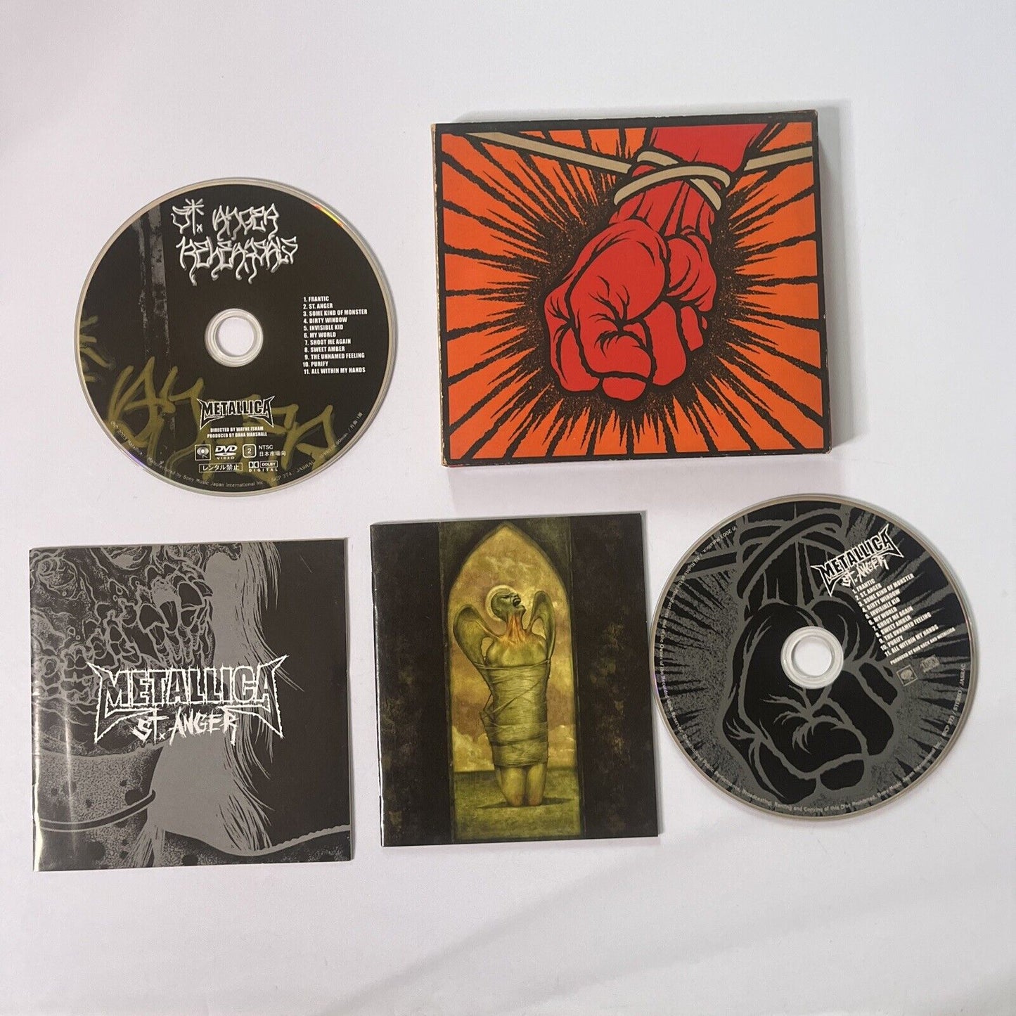 Metallica - St. Anger (CD + DVD, 2003, 2-Disc) Booklet Japan Sicp-3734 Digipak