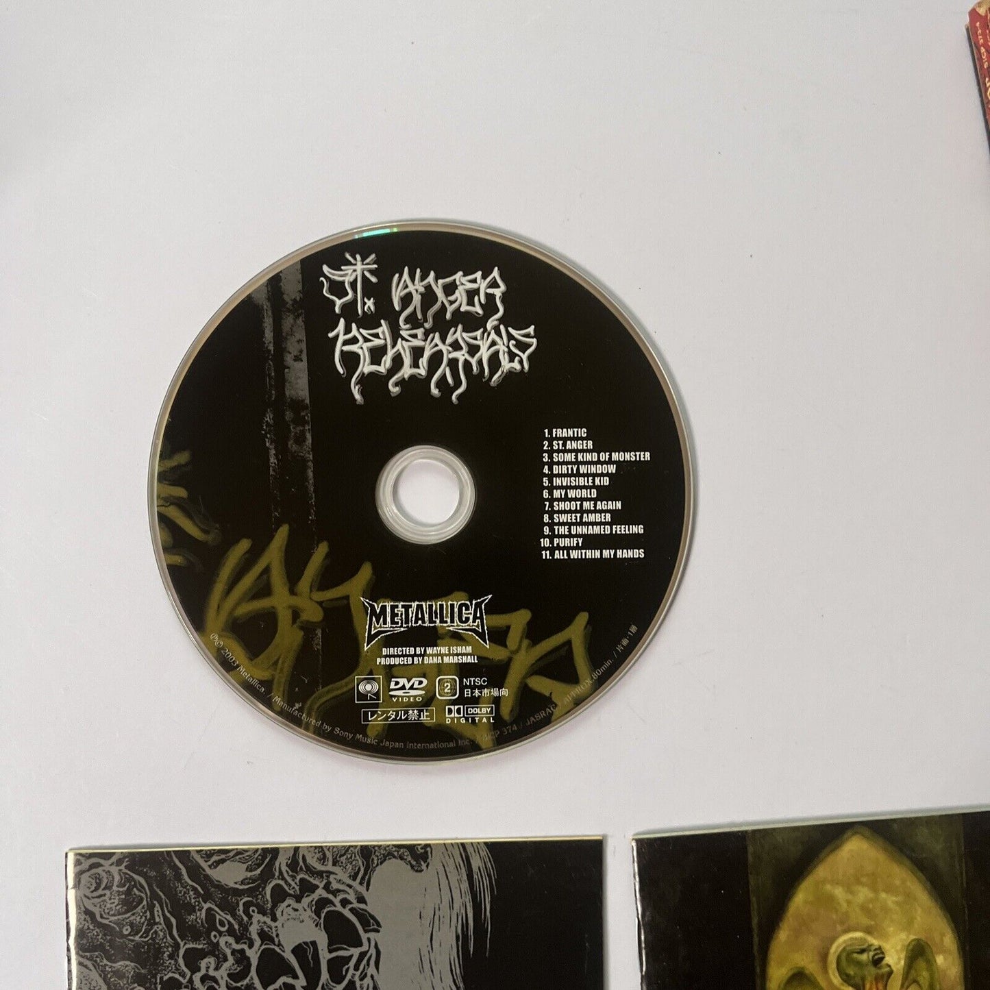 Metallica - St. Anger (CD + DVD, 2003, 2-Disc) Booklet Japan Sicp-3734 Digipak