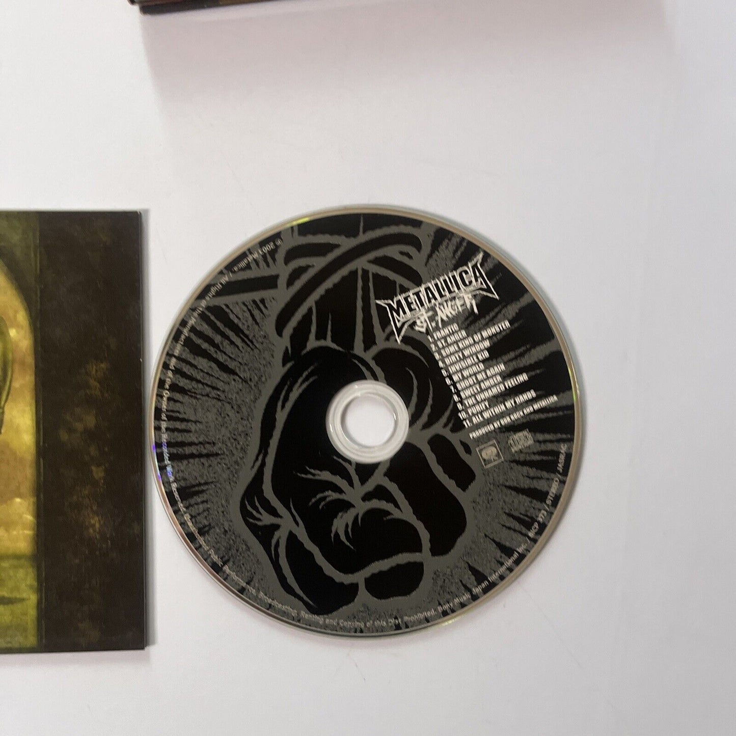 Metallica - St. Anger (CD + DVD, 2003, 2-Disc) Booklet Japan Sicp-3734 Digipak