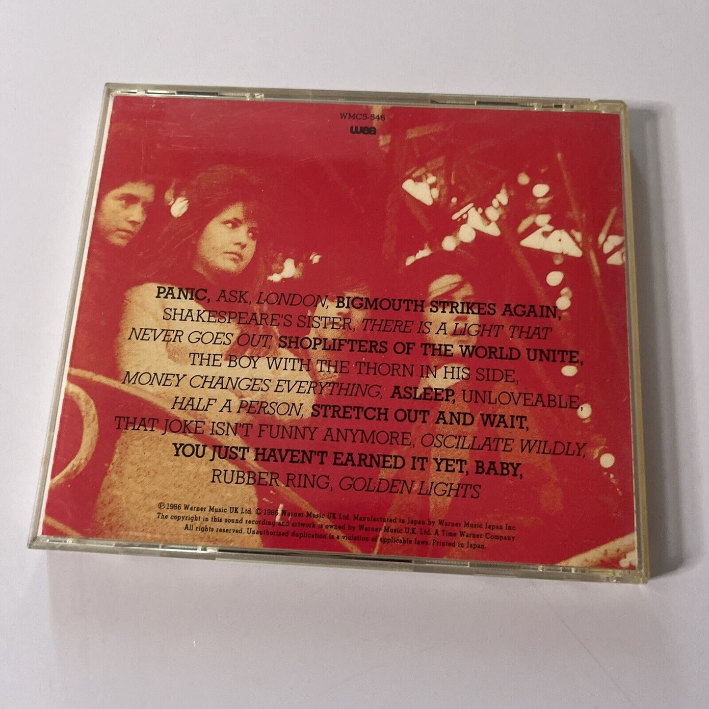 The Smiths - The World Won't Listen (CD, 1986) Japan Wmc-5546