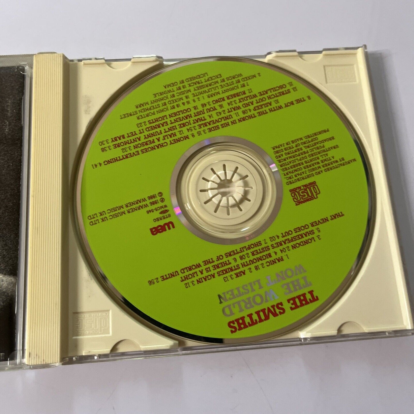 The Smiths - The World Won't Listen (CD, 1986) Japan Wmc-5546