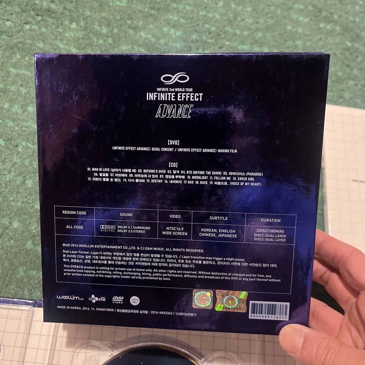 Infinite - Infinite Effect Advance Live (DVD + CD, 4-Disc) All Regions K-pop