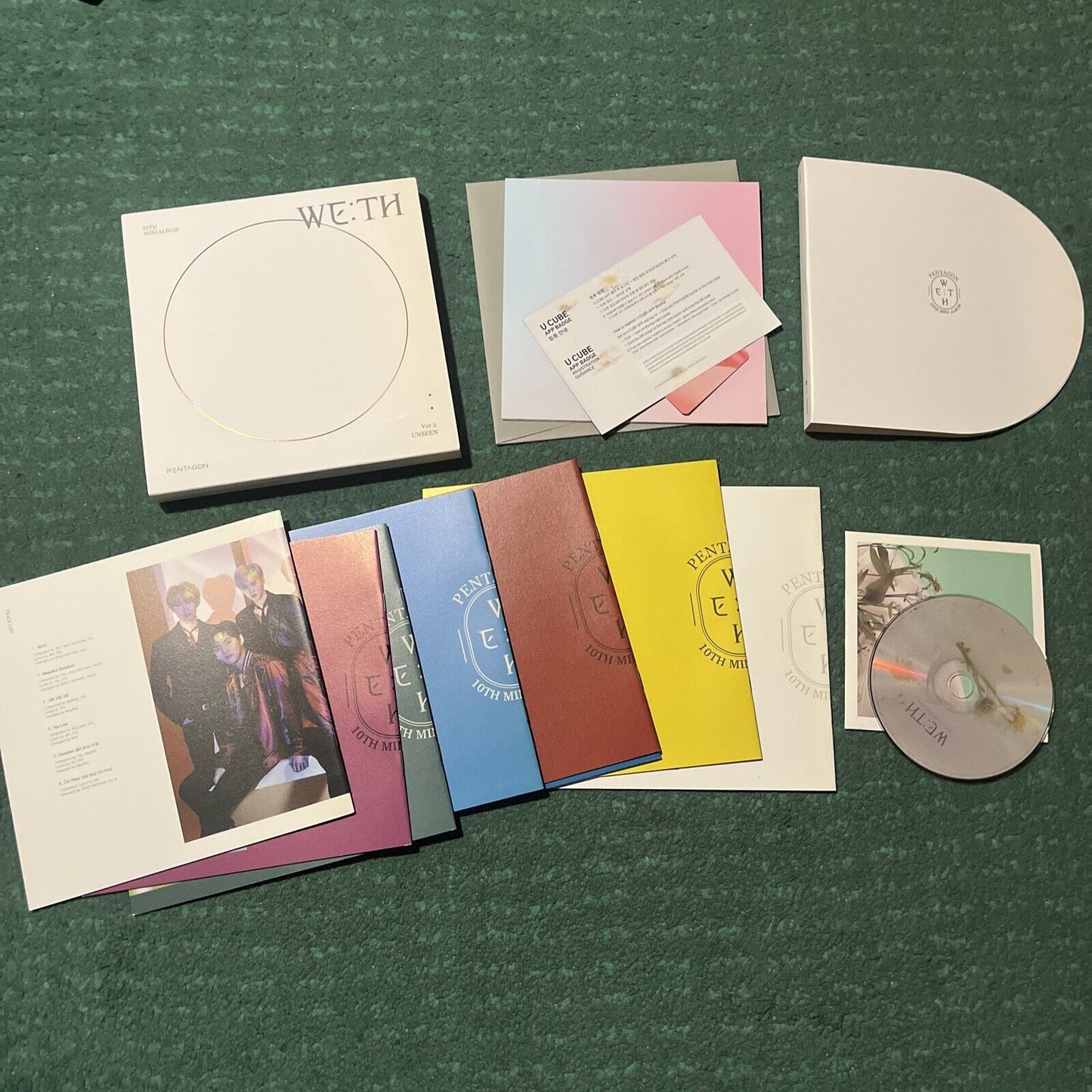 Pentagon - We:Th (CD, 2020) Booklet Postcard Kpop