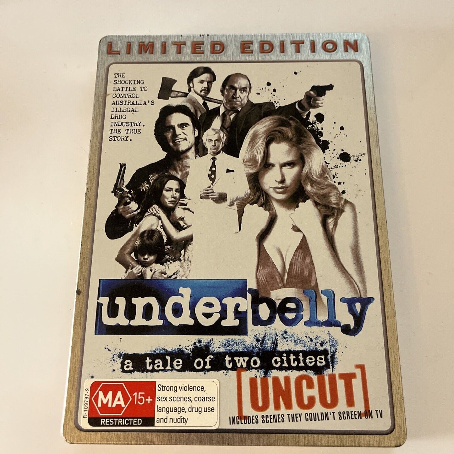 Underbelly: A Tale of Two Cities - Limited Uncut - Steelbook DVD Region 4