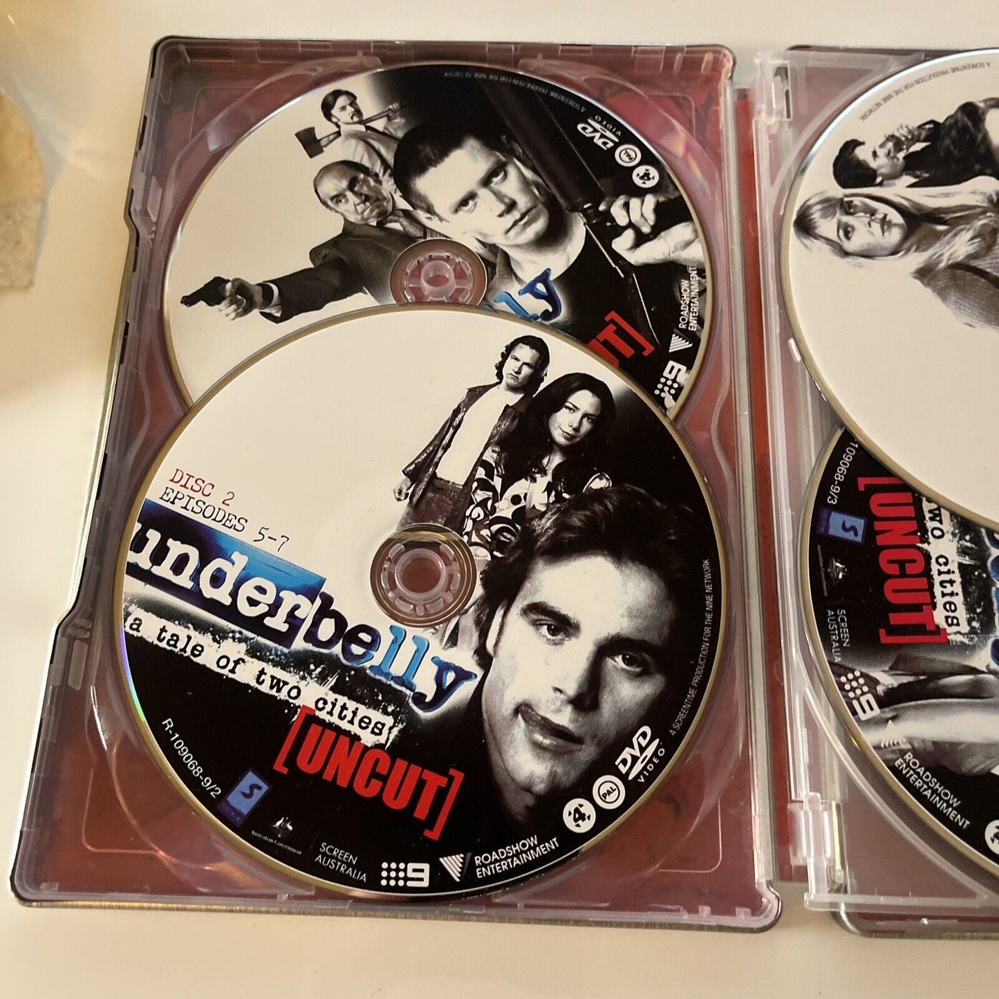 Underbelly: A Tale of Two Cities - Limited Uncut - Steelbook DVD Region 4