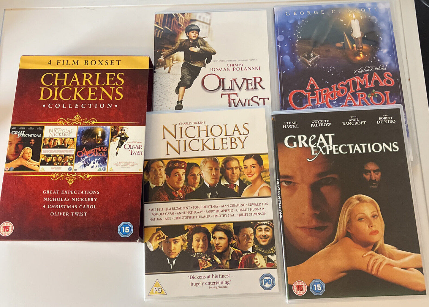 Charles Dickens Collection: 4 Films (DVD, 4-Disc) Region 2