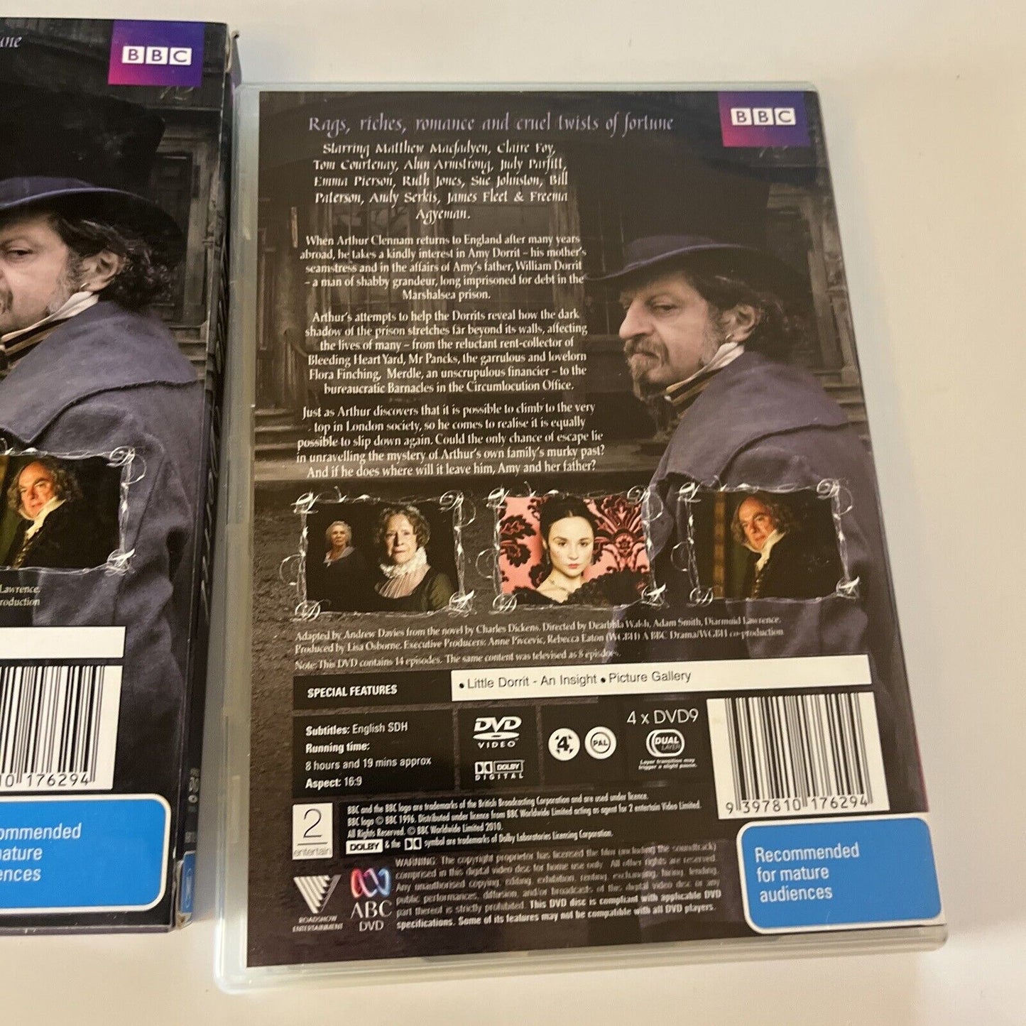 Charles Dickens - Little Dorrit (DVD, 2008, 4-Disc) Andy Serkis BBC Region 4