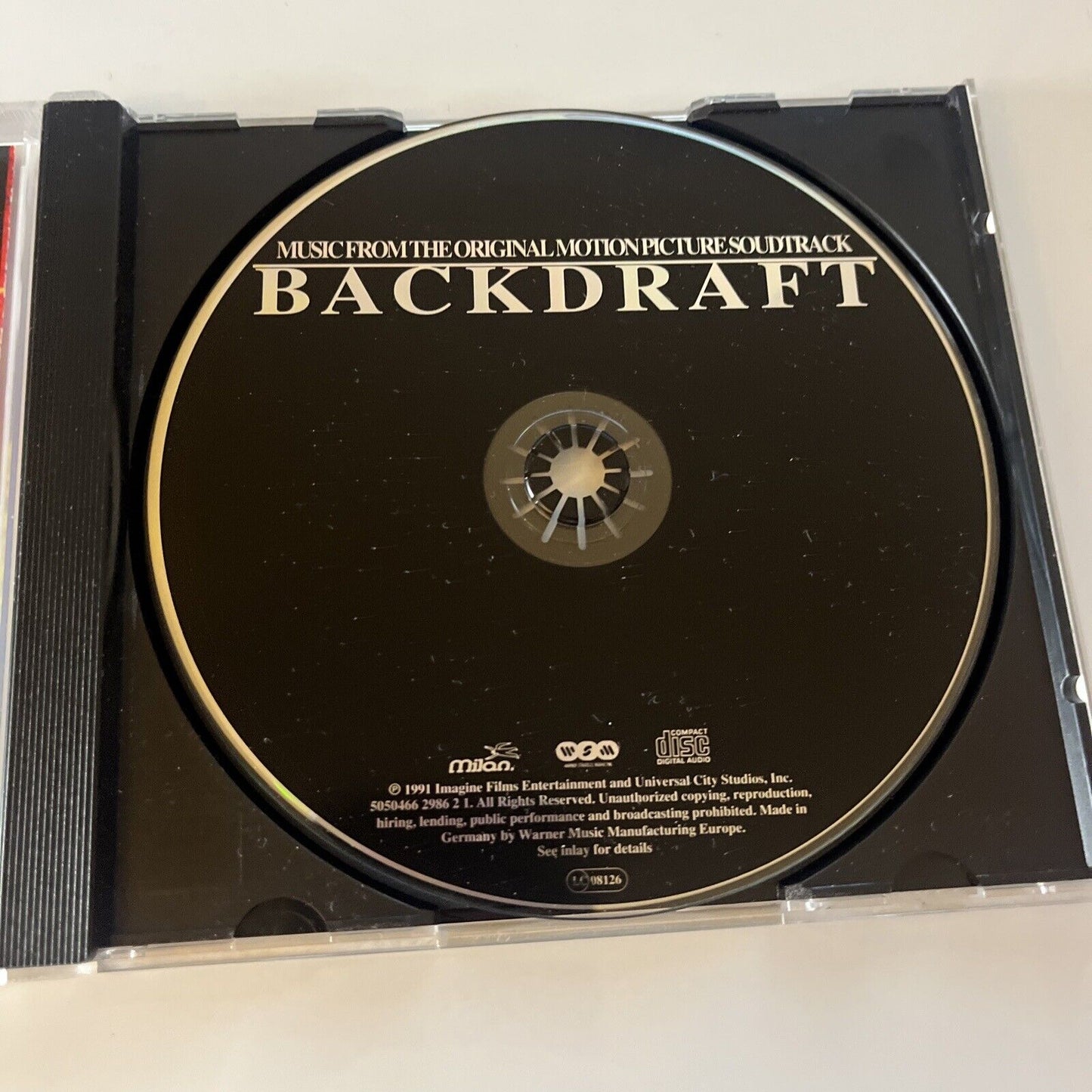 Backdraft - Music From The Original Motion Picture - Hans Zimmer (CD, 1991)