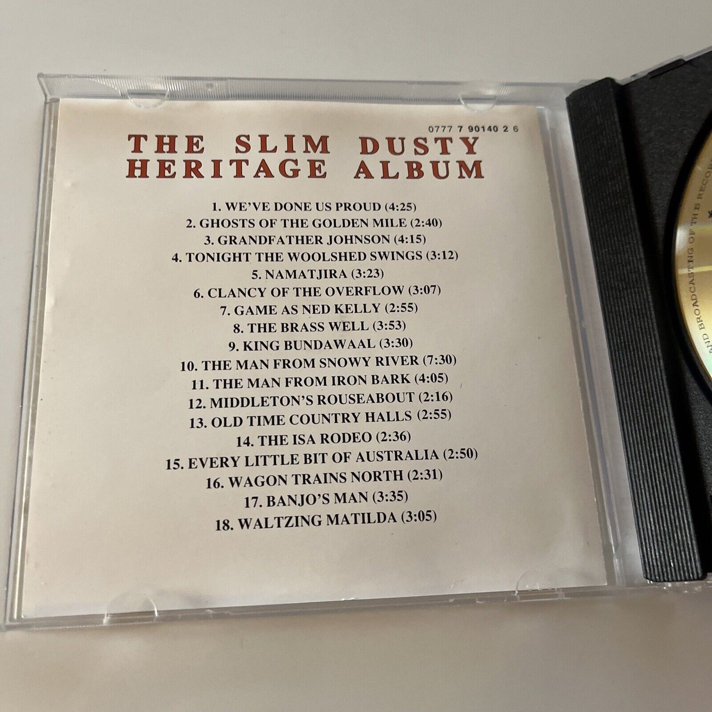 Slim Dusty - The Slim Dusty Heritage Album (CD, 2001)