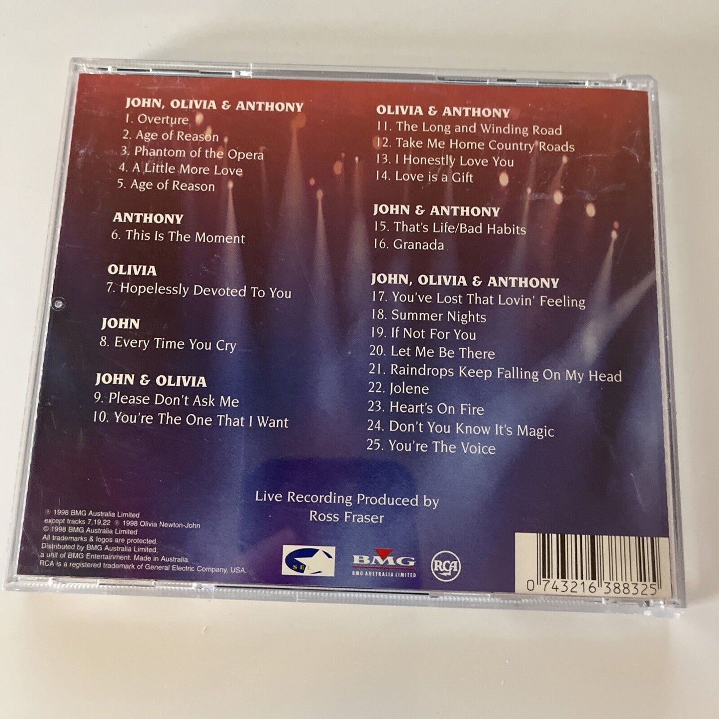 John Farnham, Olivia Newton-John - Highlights from the Main Event (CD, 1998)