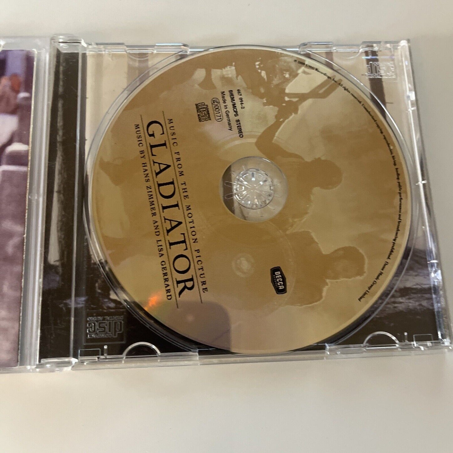 Gladiator - Music From The Motion Picture: Hans Zimmer, Lisa Gerrard (CD, 2000)