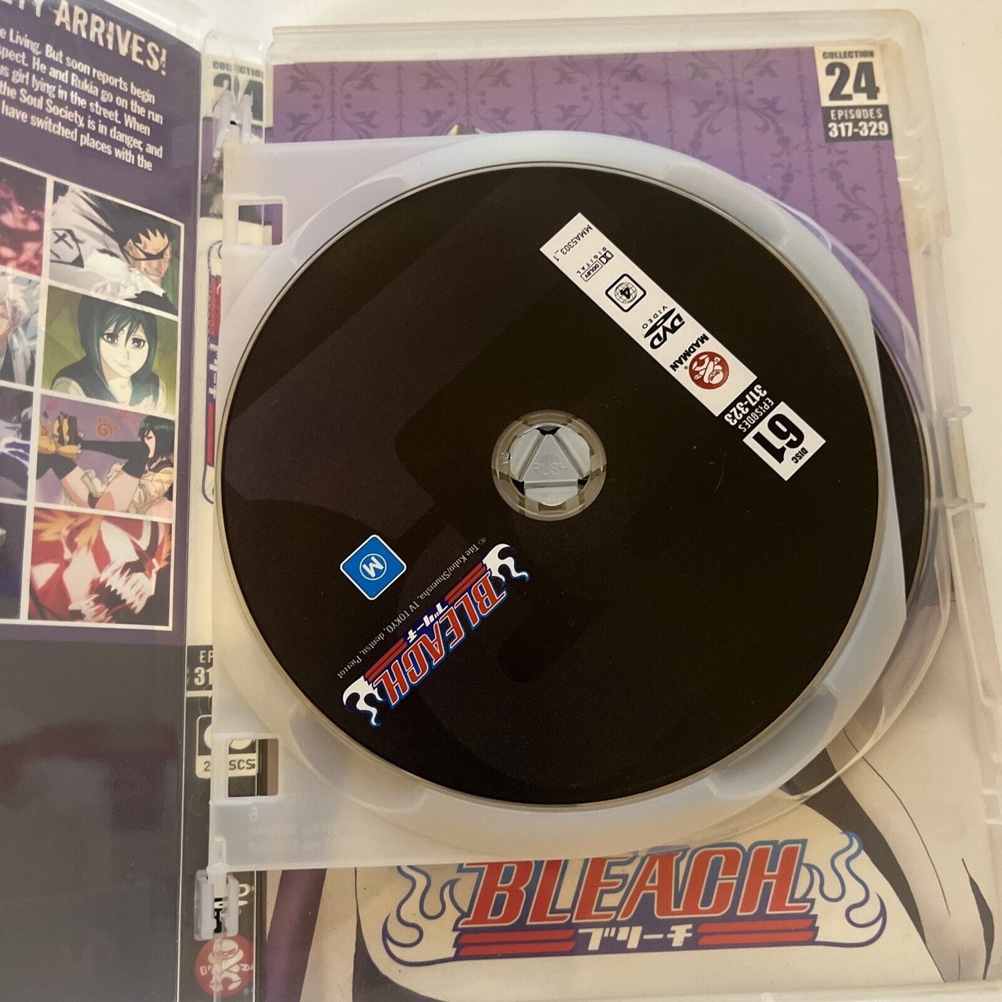 Bleach : Collection 24 : Eps 317-329 (DVD, 2010, 2-Disc) Region 4