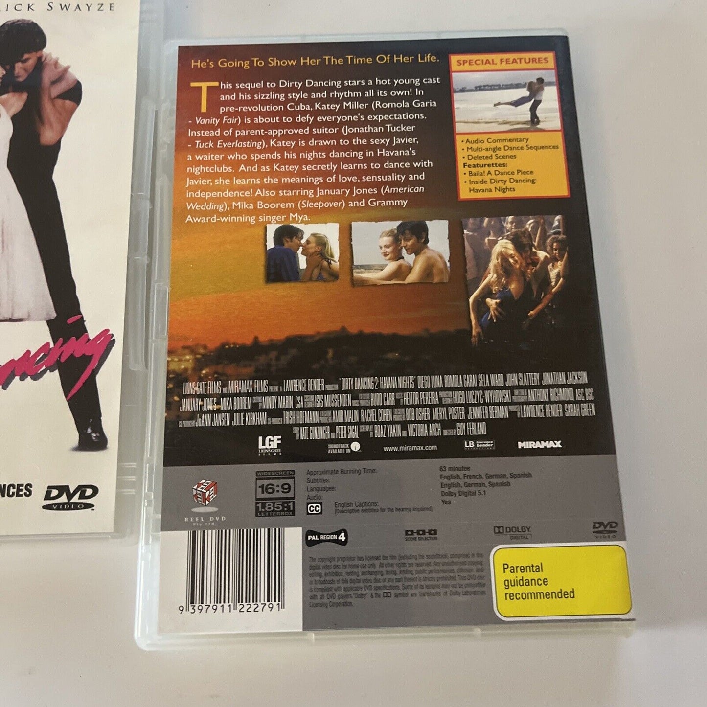 Dirty Dancing / Dirty Dancing Havana Nights (DVD, 2-Disc) NEW Region 4
