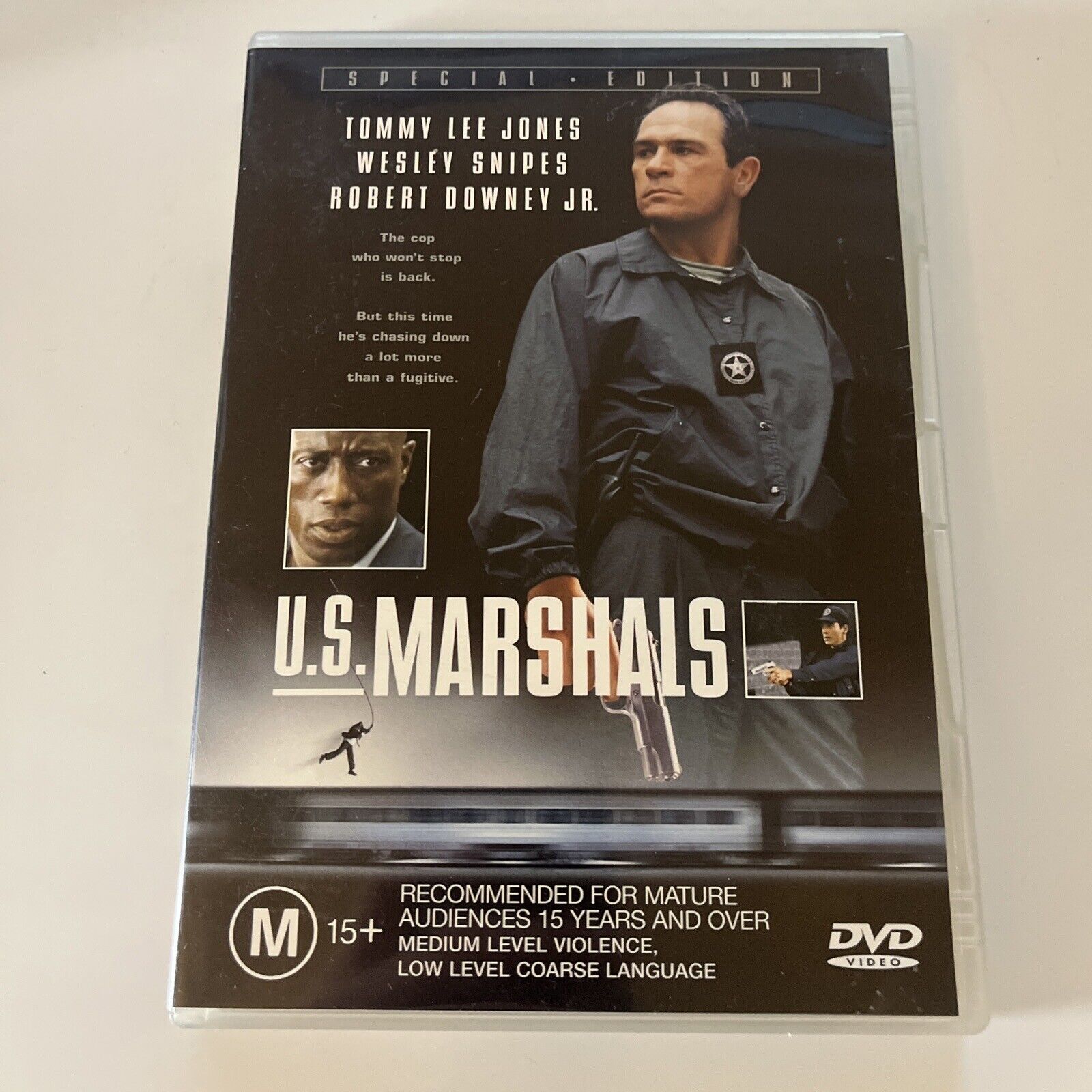 U.S. Marshals (DVD, 1998) Robert Downey Jr., Tommy Lee Jones Region 4 ...