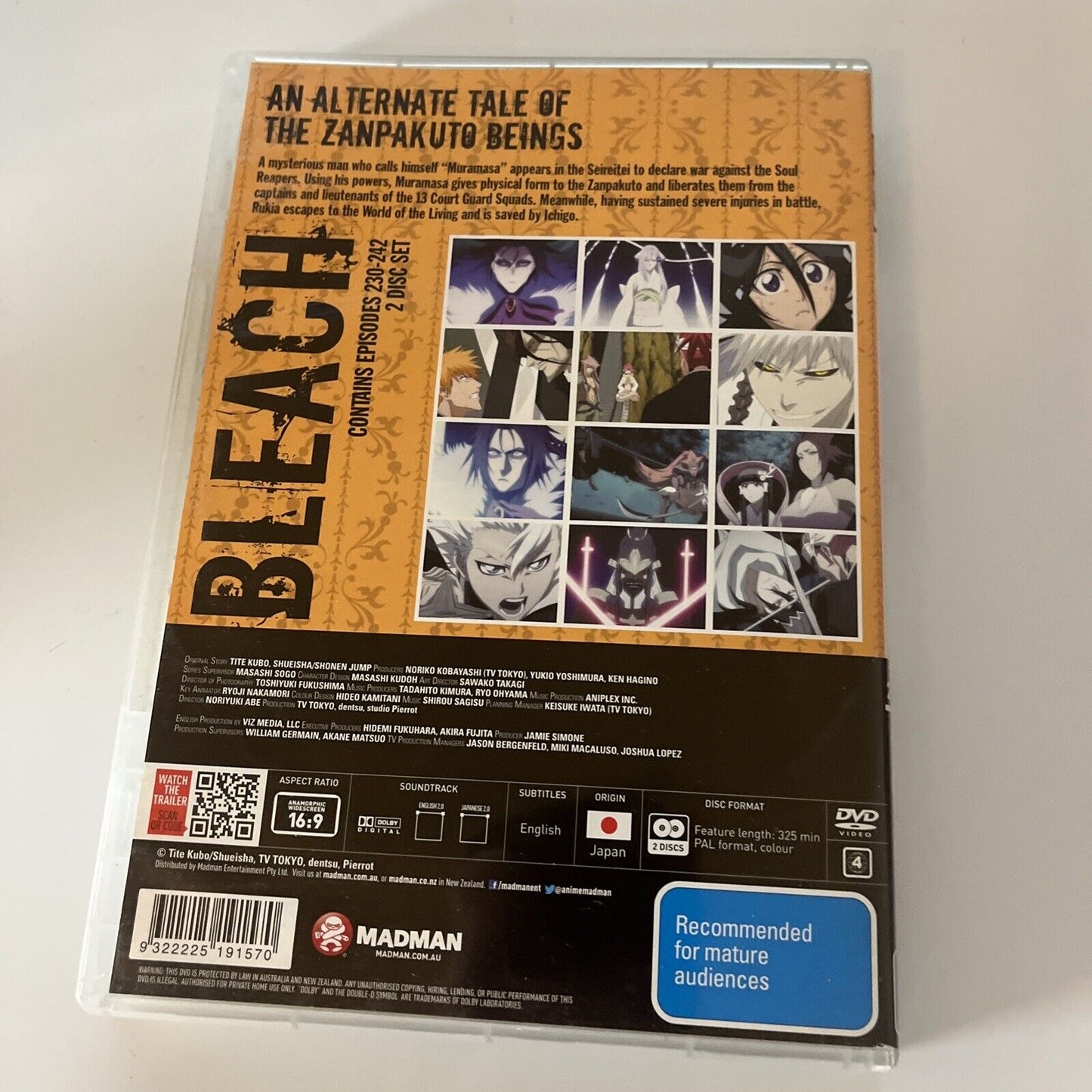 Bleach : Collection 17 : Eps 230-242 (DVD, 2010, 2-Disc) Region 4