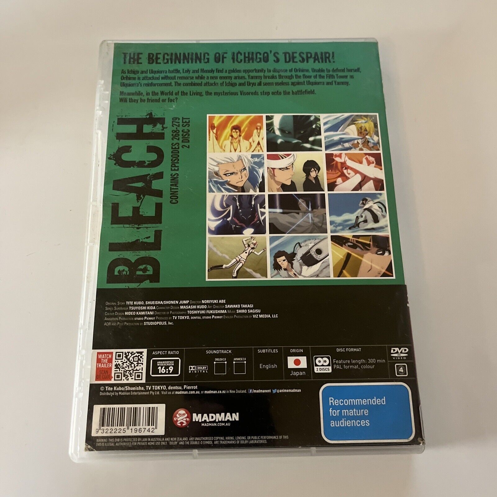 Bleach DVD Set 19 (Hyb) (Eps 268-279)