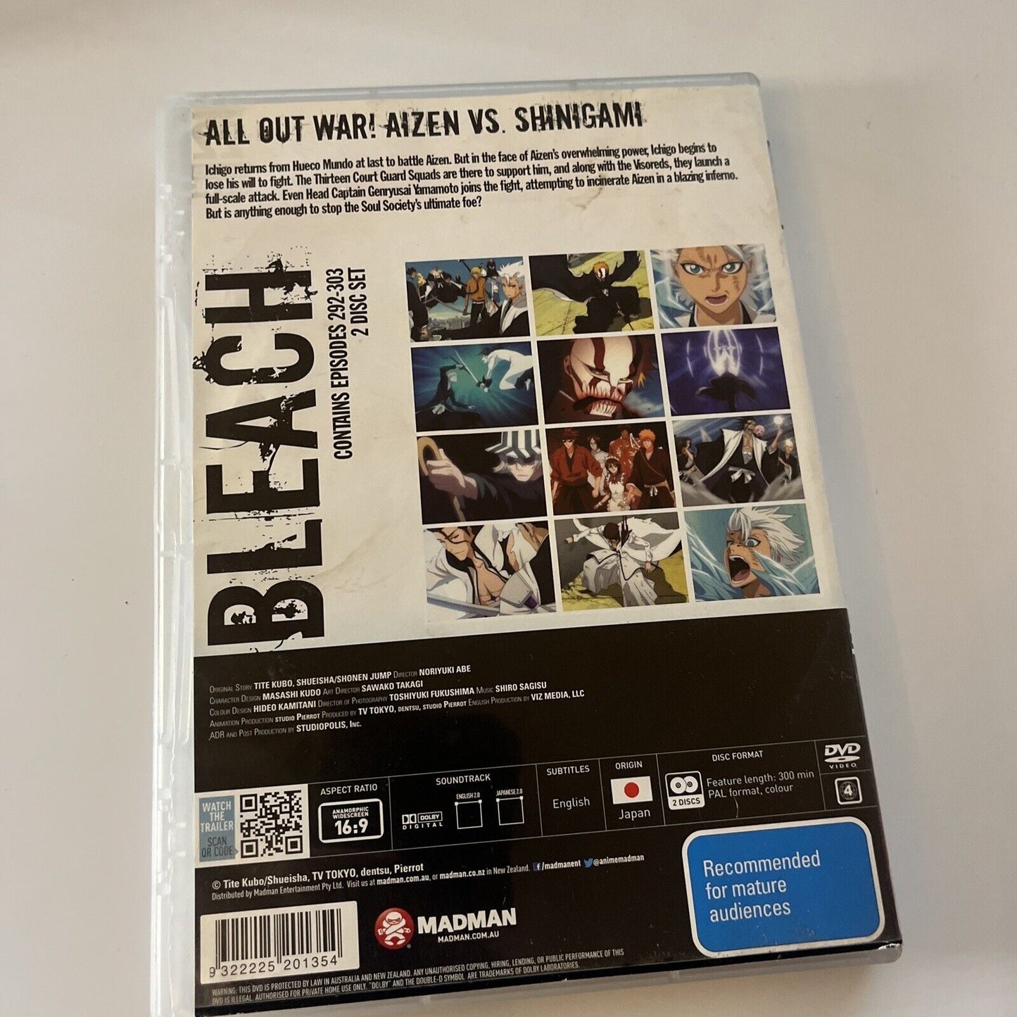 Bleach DVD Set 21 (Hyb) (Eps 292-303)